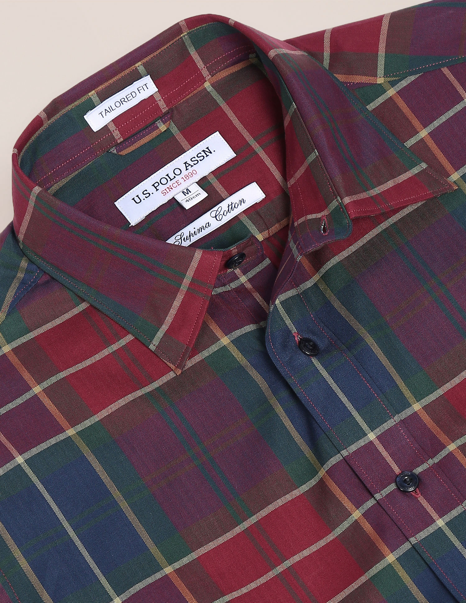 Polo mens plaid shirts Clearance