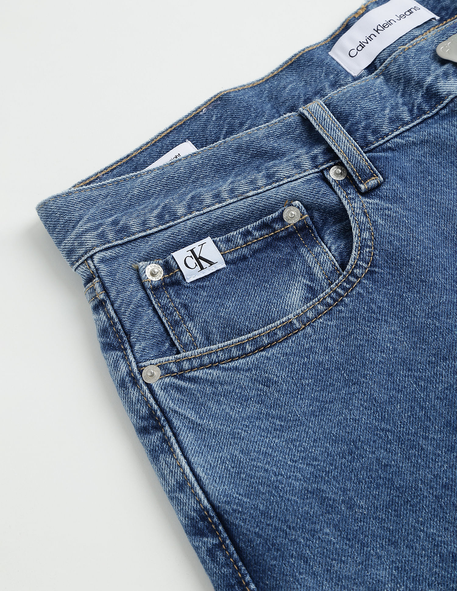 Calvin Klein Jeans Sustainable Rinsed Straight Jeans