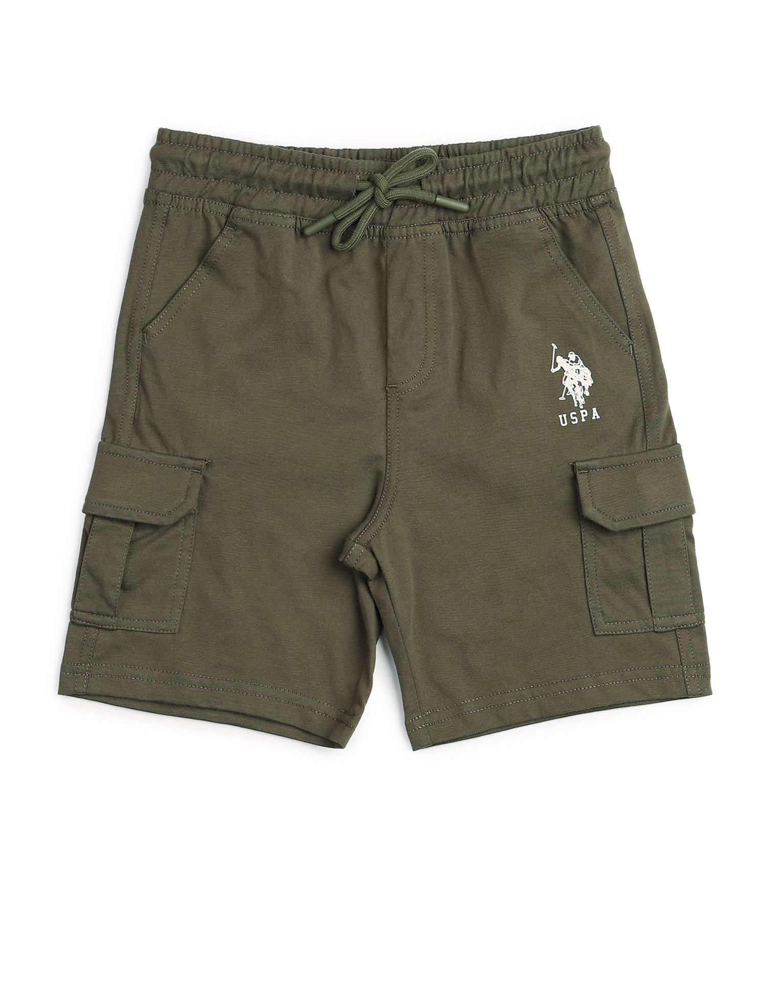 U.S. Polo Assn. Kids Boys Pure Cotton Regular Fit Shorts