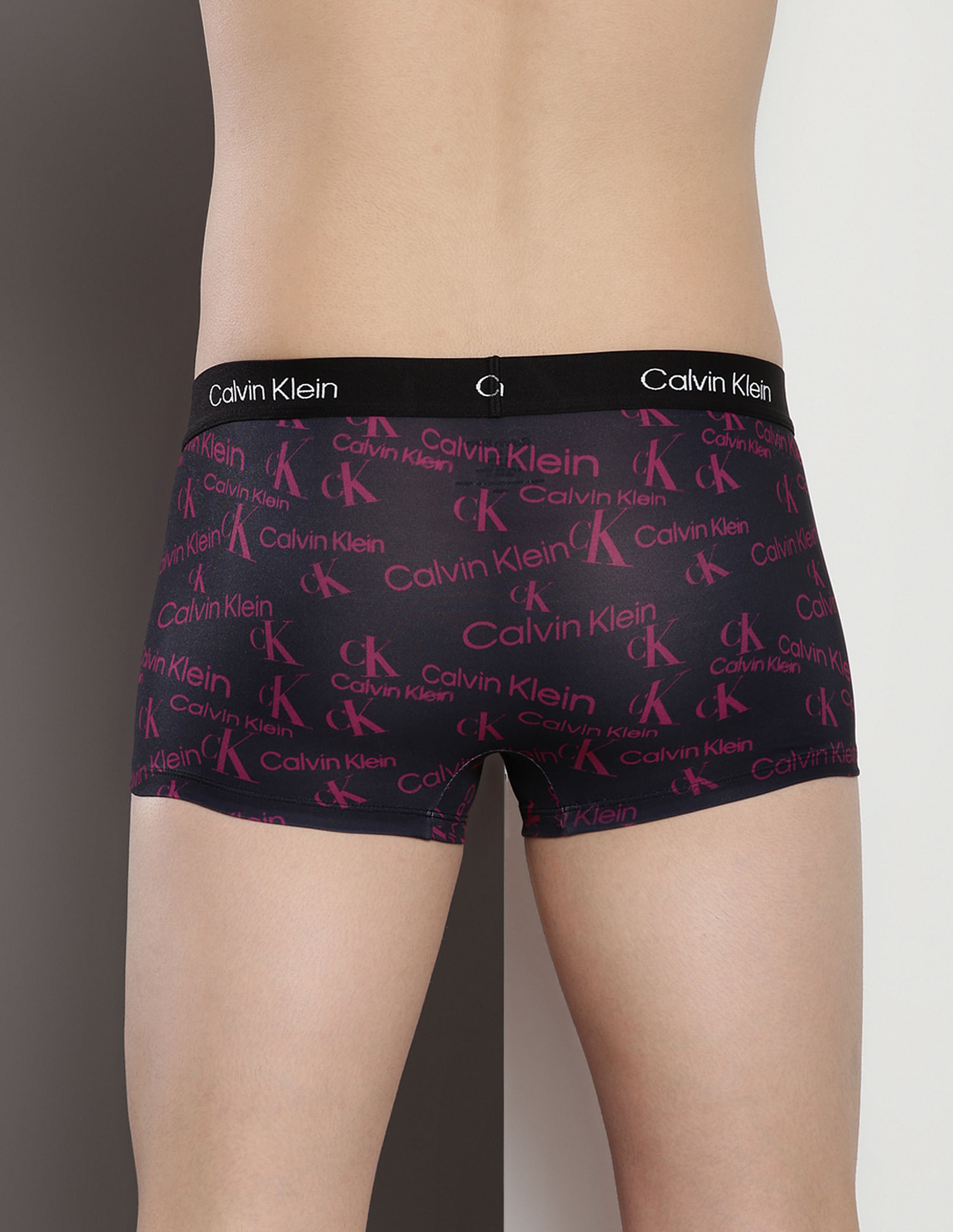 Calvin Klein Underwear Low Rise Brand Print Trunks