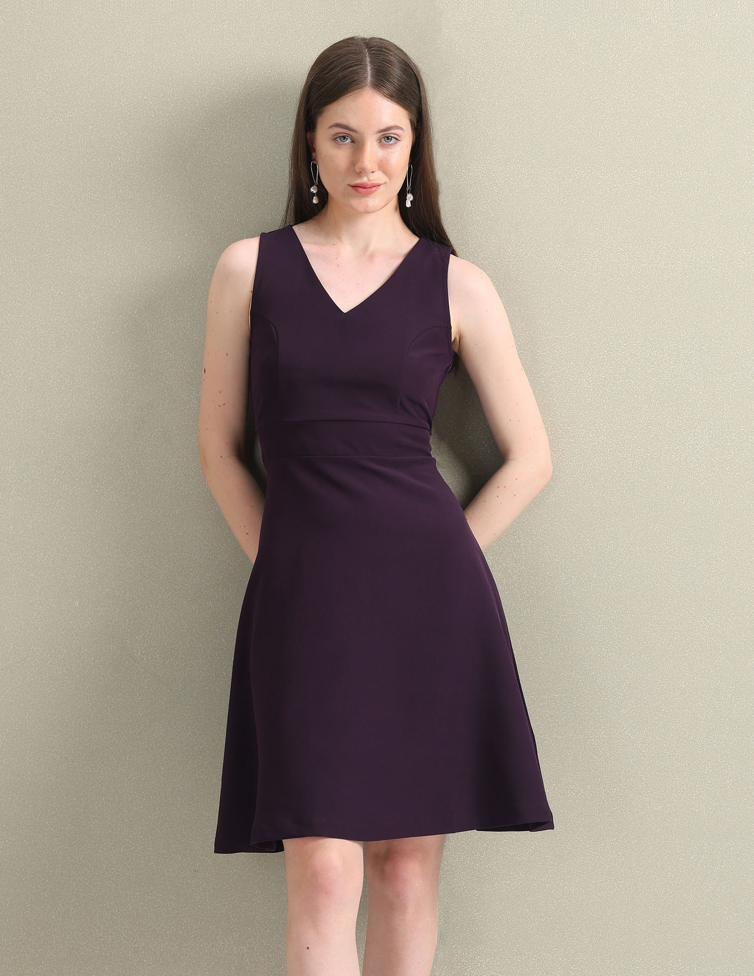 Buy U.S. Polo Assn. Women Sleeveless V-Neck Dress - NNNOW.com