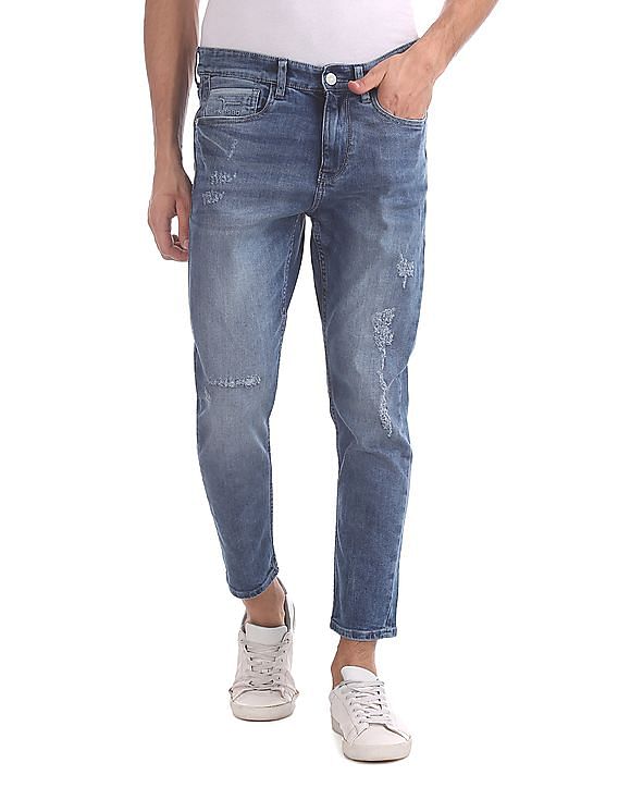 Flying Machine MJ Mankle Slim Fit Washed Jeans