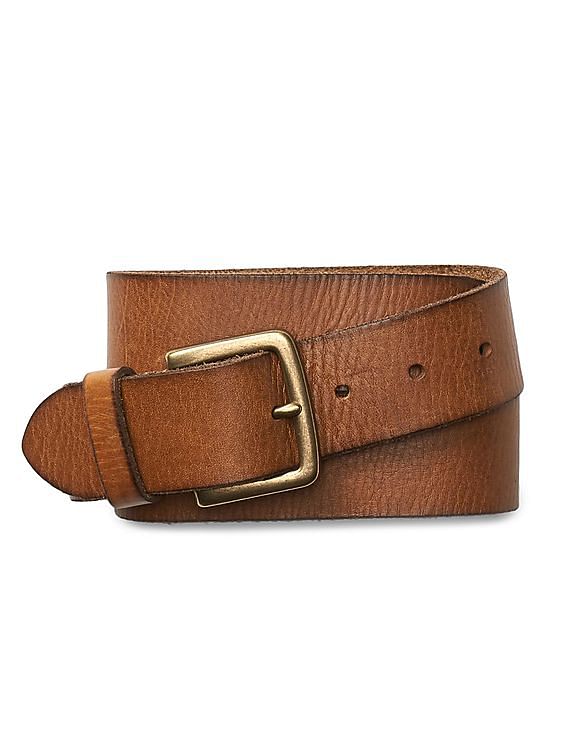 Gap brown on sale leather belt