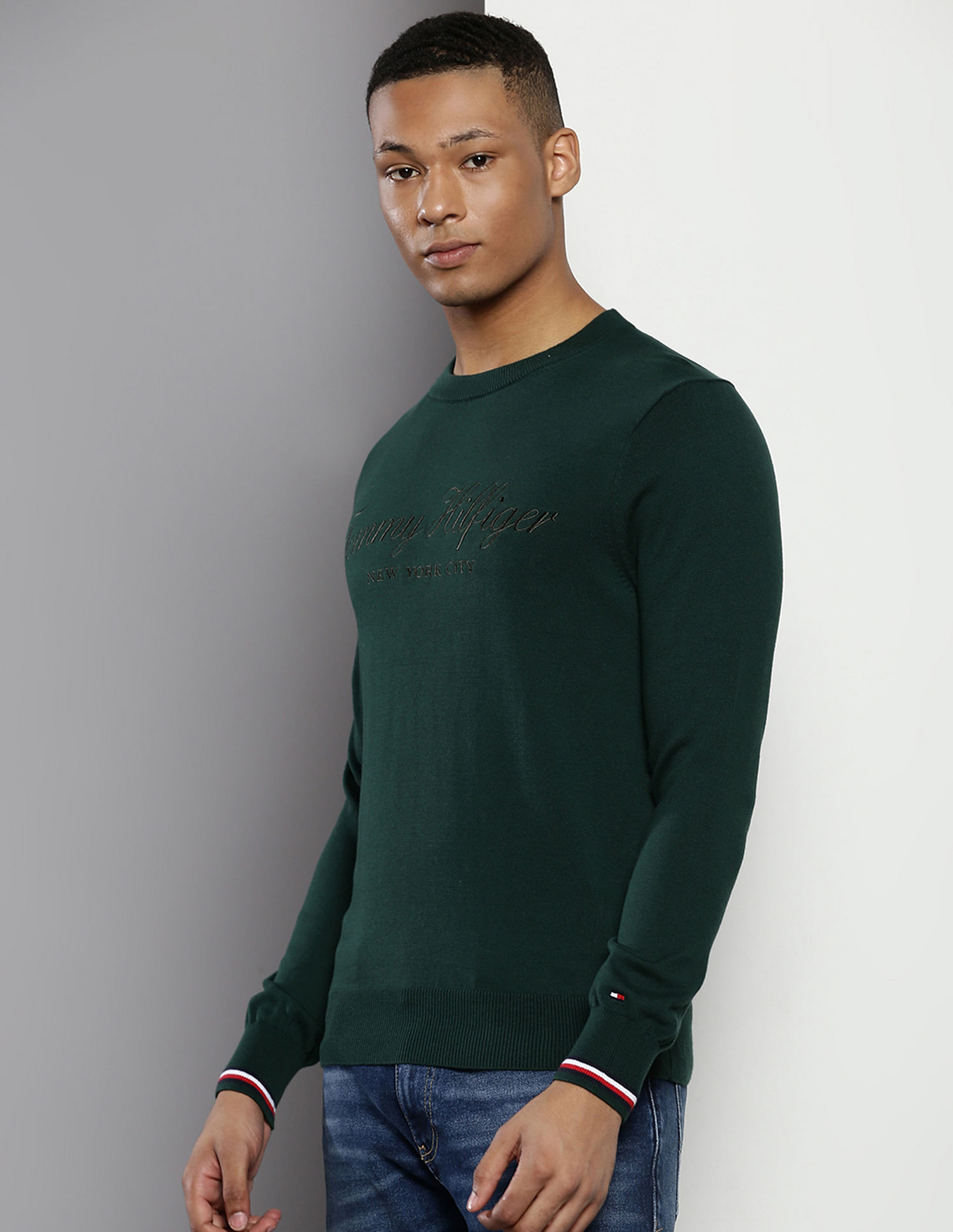 Tommy Hilfiger Embroidered Logo Sweater