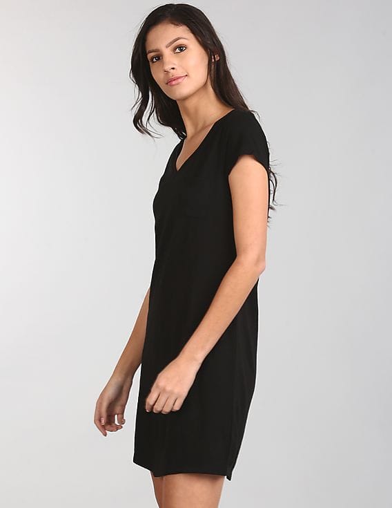 gap short sleeve pocket t shirt dress Pocket T-Shirt Dress