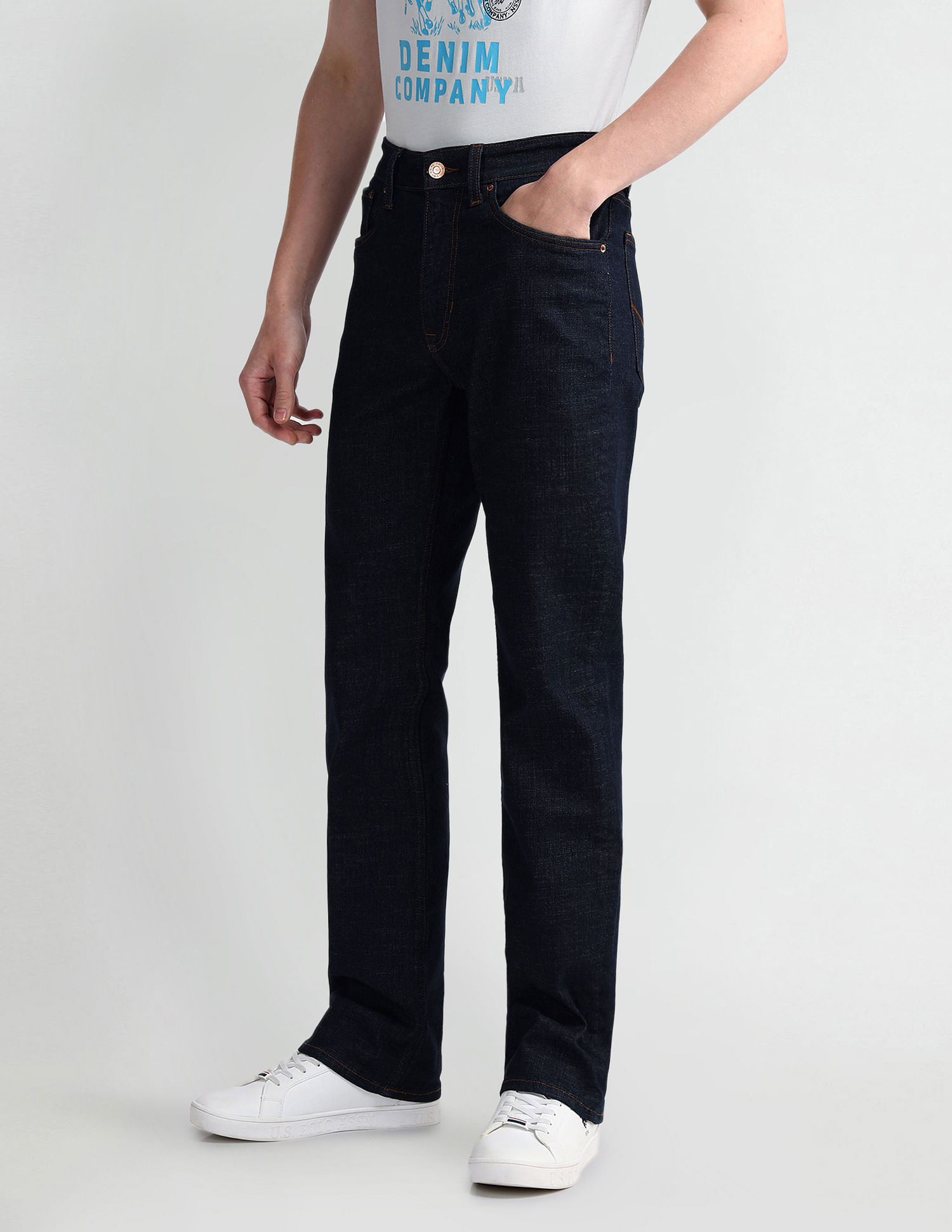 U.S. Polo Assn. Denim Co. Connor Bootcut Fit Blue Jeans