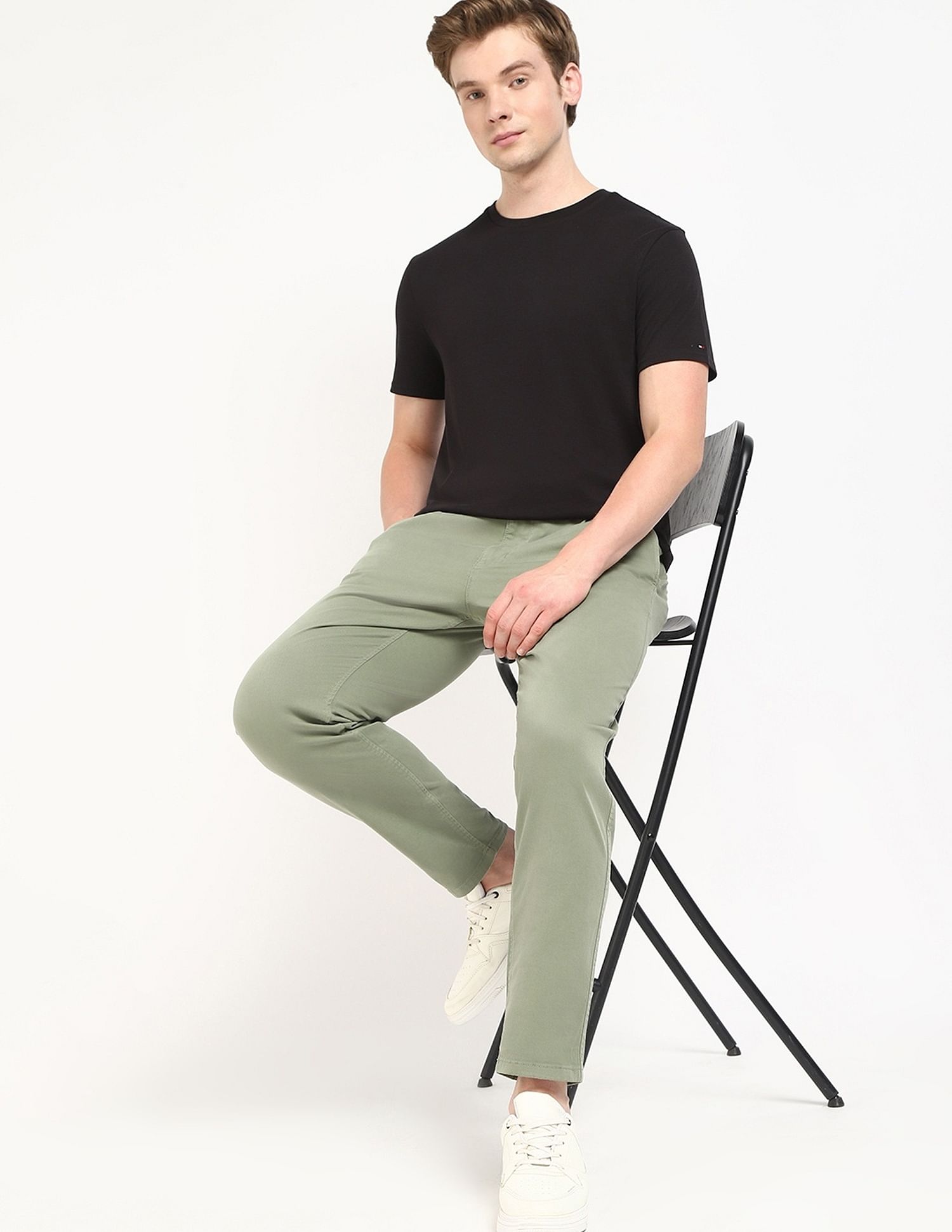Tommy Hilfiger Solid Regular-Fit Cotton T-Shirt