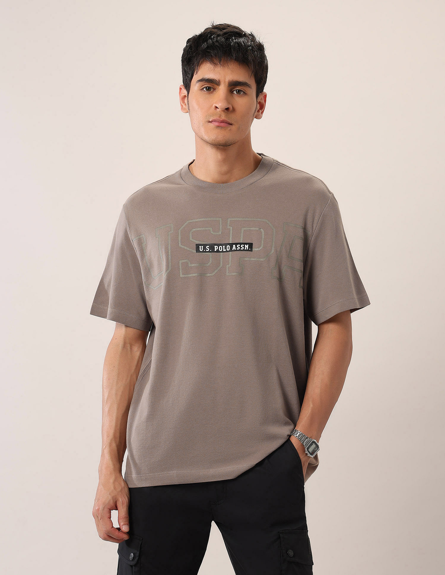 U.S. Polo Assn. Denim Co. Brand Printed Relaxed Fit T-Shirt