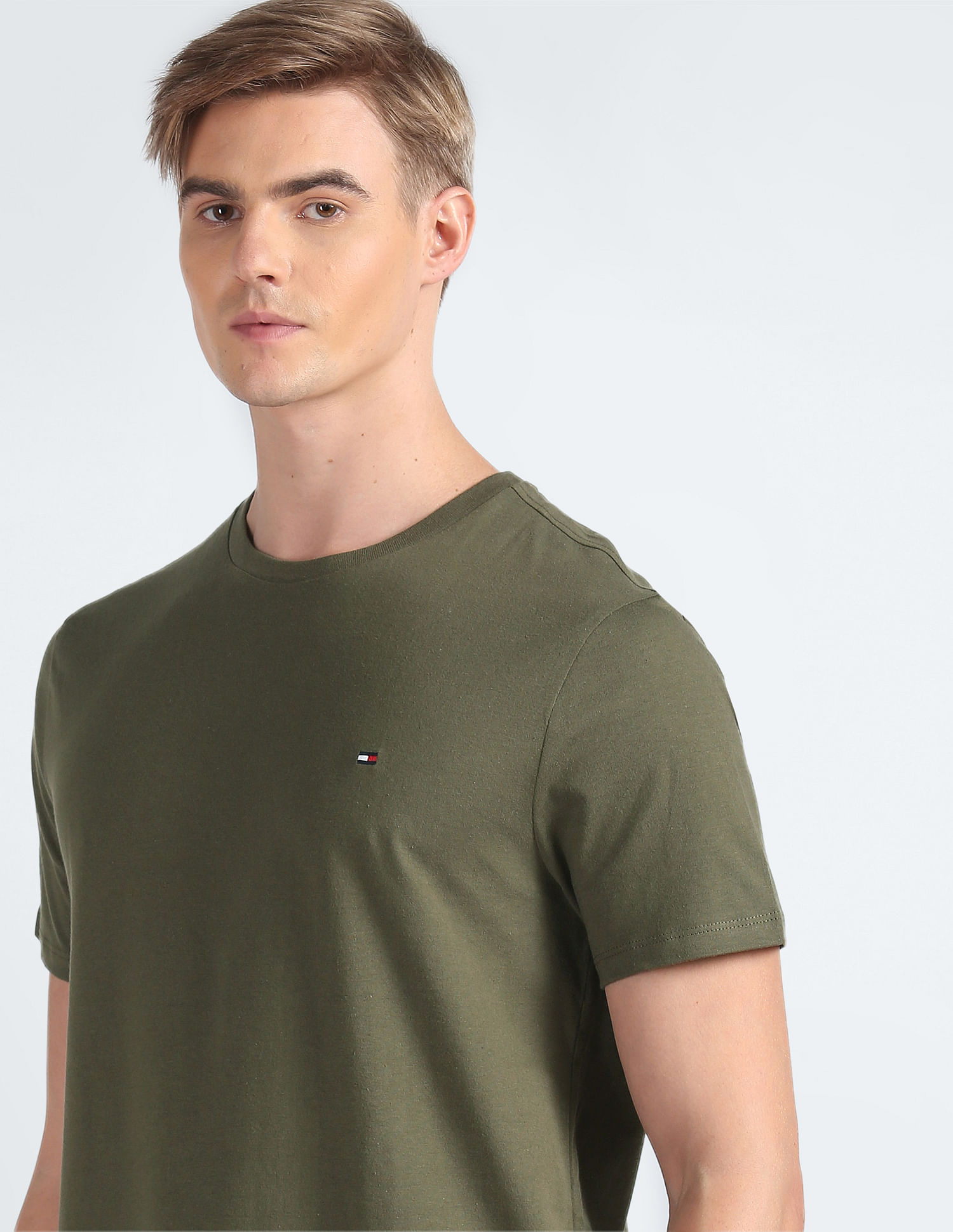 Tommy Hilfiger Solid Cotton Nantucket T-Shirt