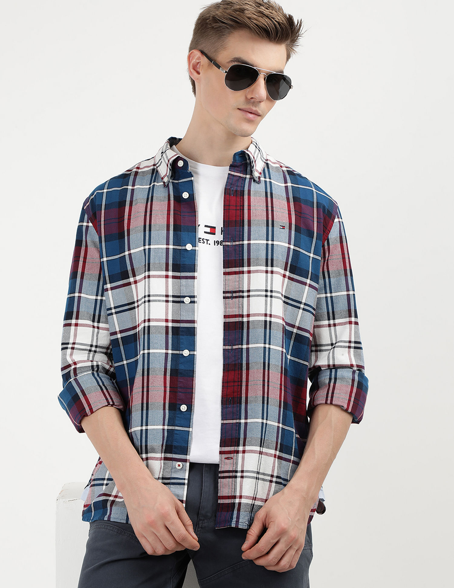 Tommy Hilfiger Oxford Tartan Check Shirt