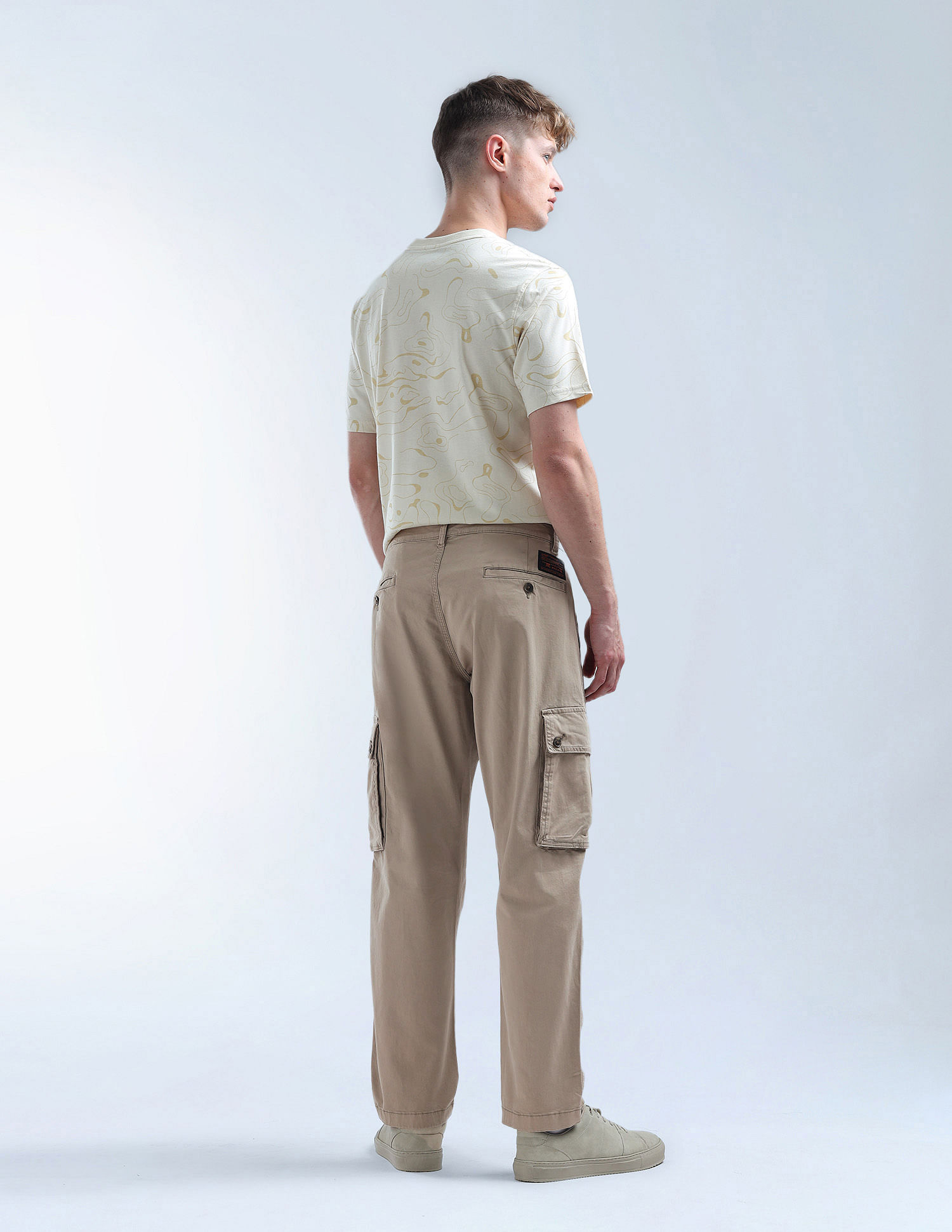 Flying Machine Relaxed Tapered Fit Twill Cargo