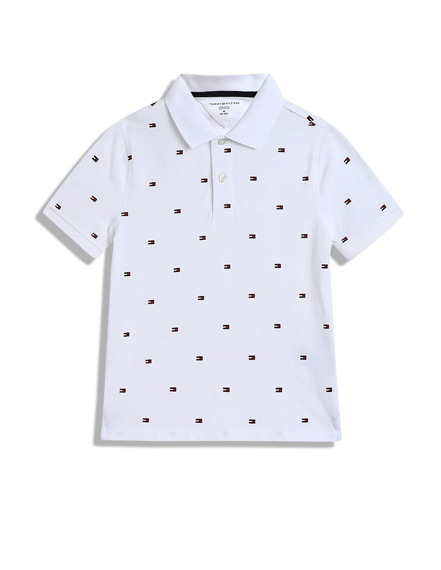 トップス Flocky Print Polo Color Theater T-shirt MAISON SPECIAL(メゾンスペシャル)｜Flocky Print Polo Color