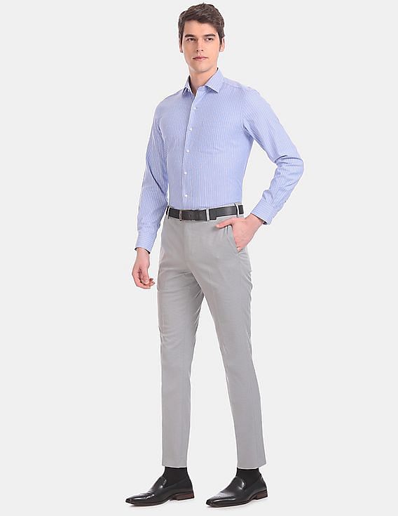 Arrow Vertical Stripe Cotton Formal Shirt