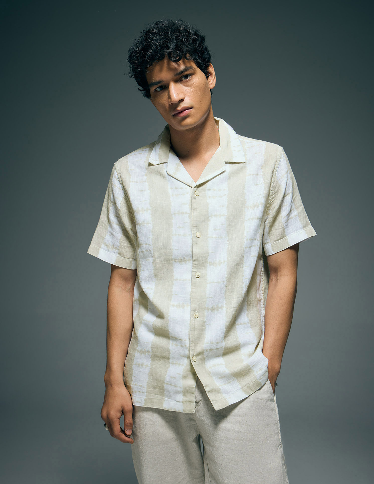Flying Machine Pure Cotton Original Cuban Shirt
