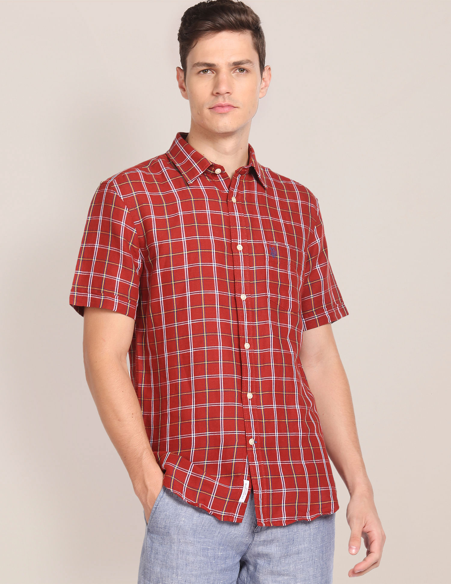 U.S. Polo Assn. Dupplin Check Casual Shirt