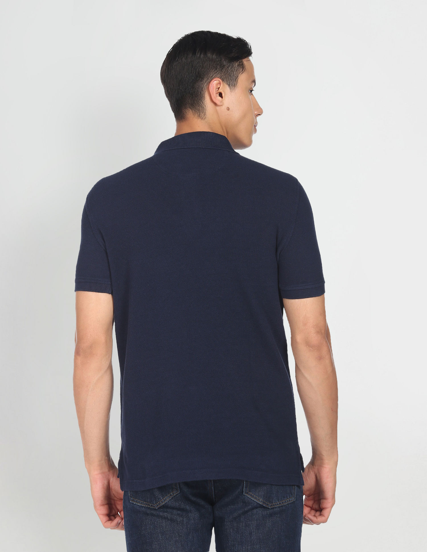 Arrow Sports Compact Cotton Jacquard Polo Shirt