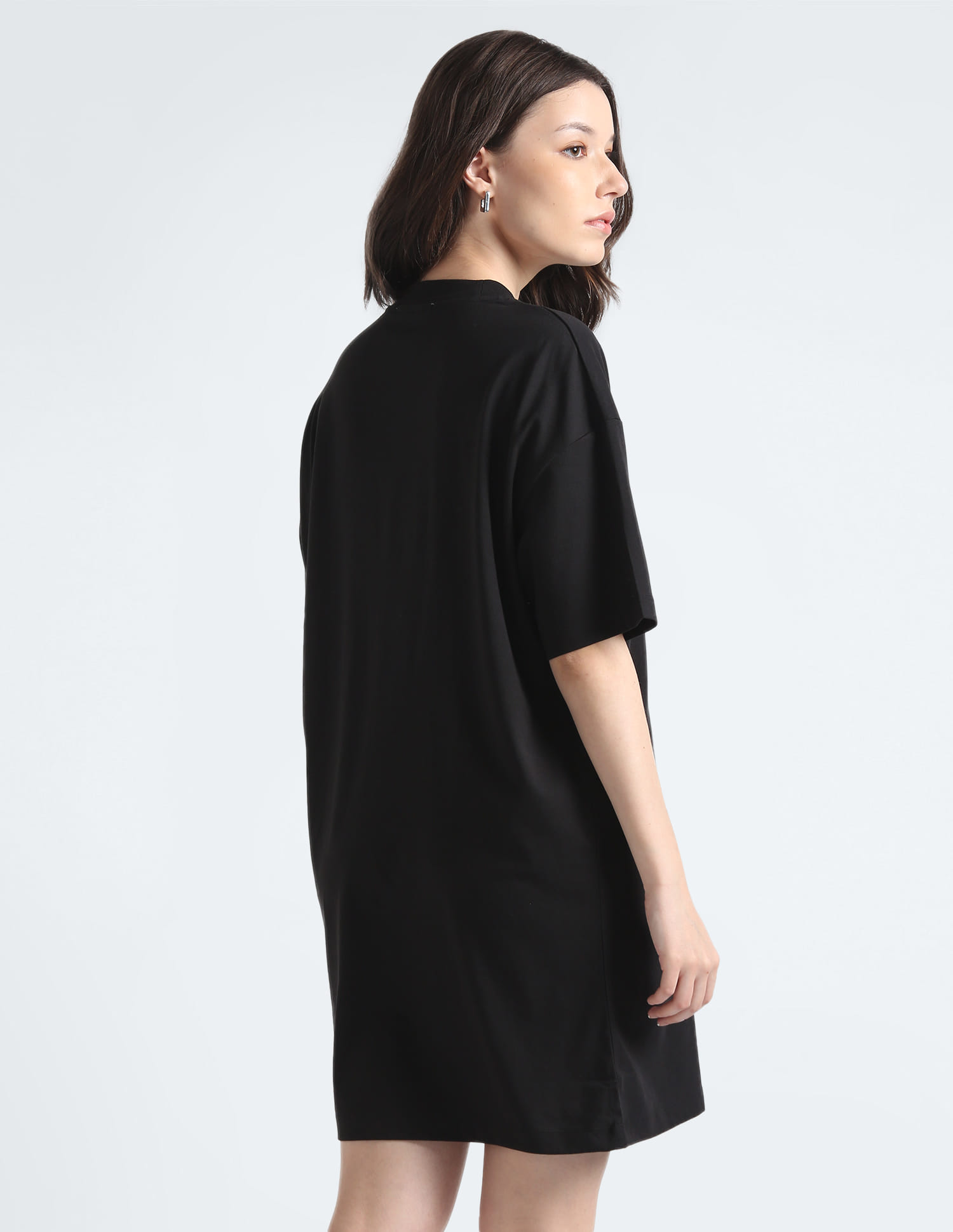 Buy Calvin Klein Placement Embroidered T-Shirt Dress - NNNOW.com