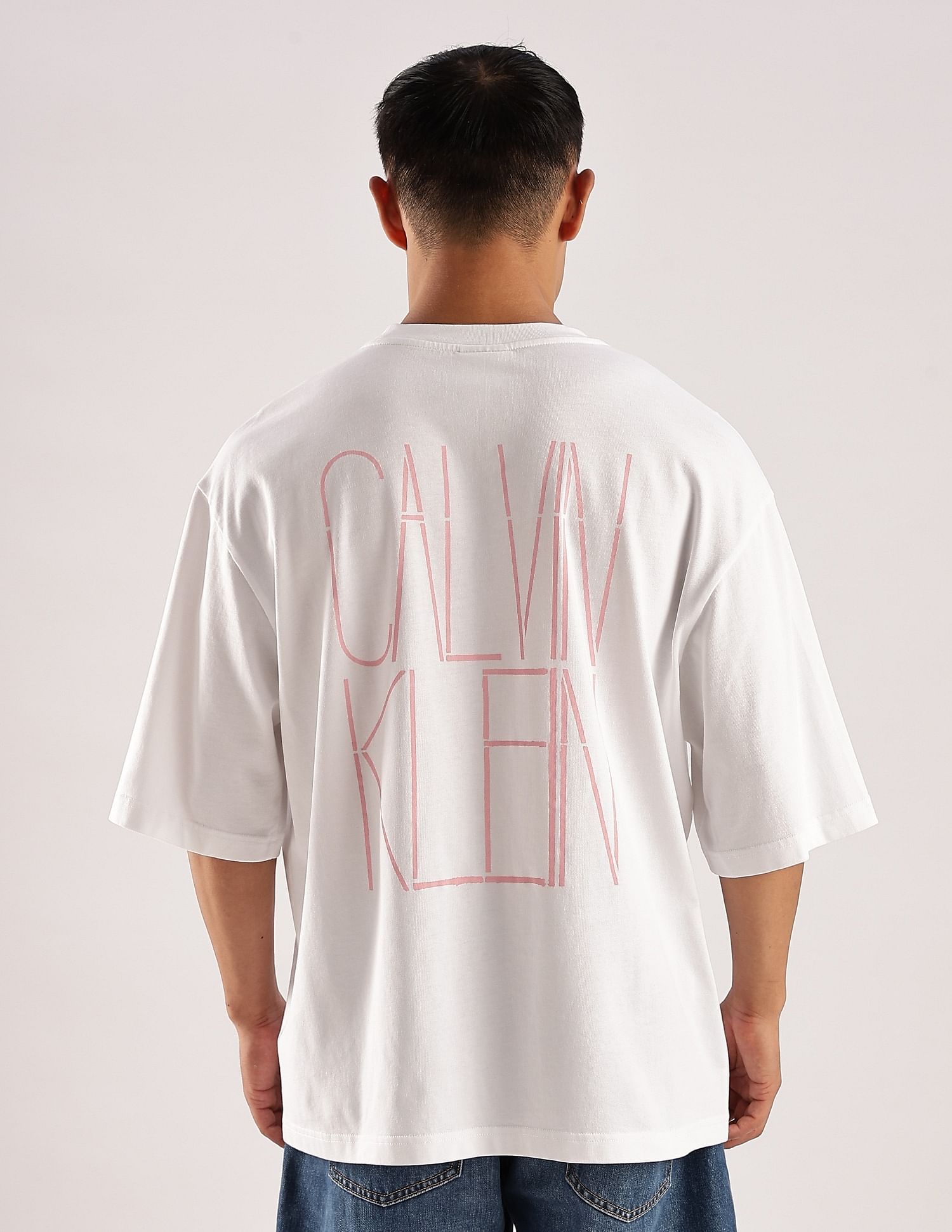 Calvin Klein Jeans Printed Regular Fit Cotton T-Shirt