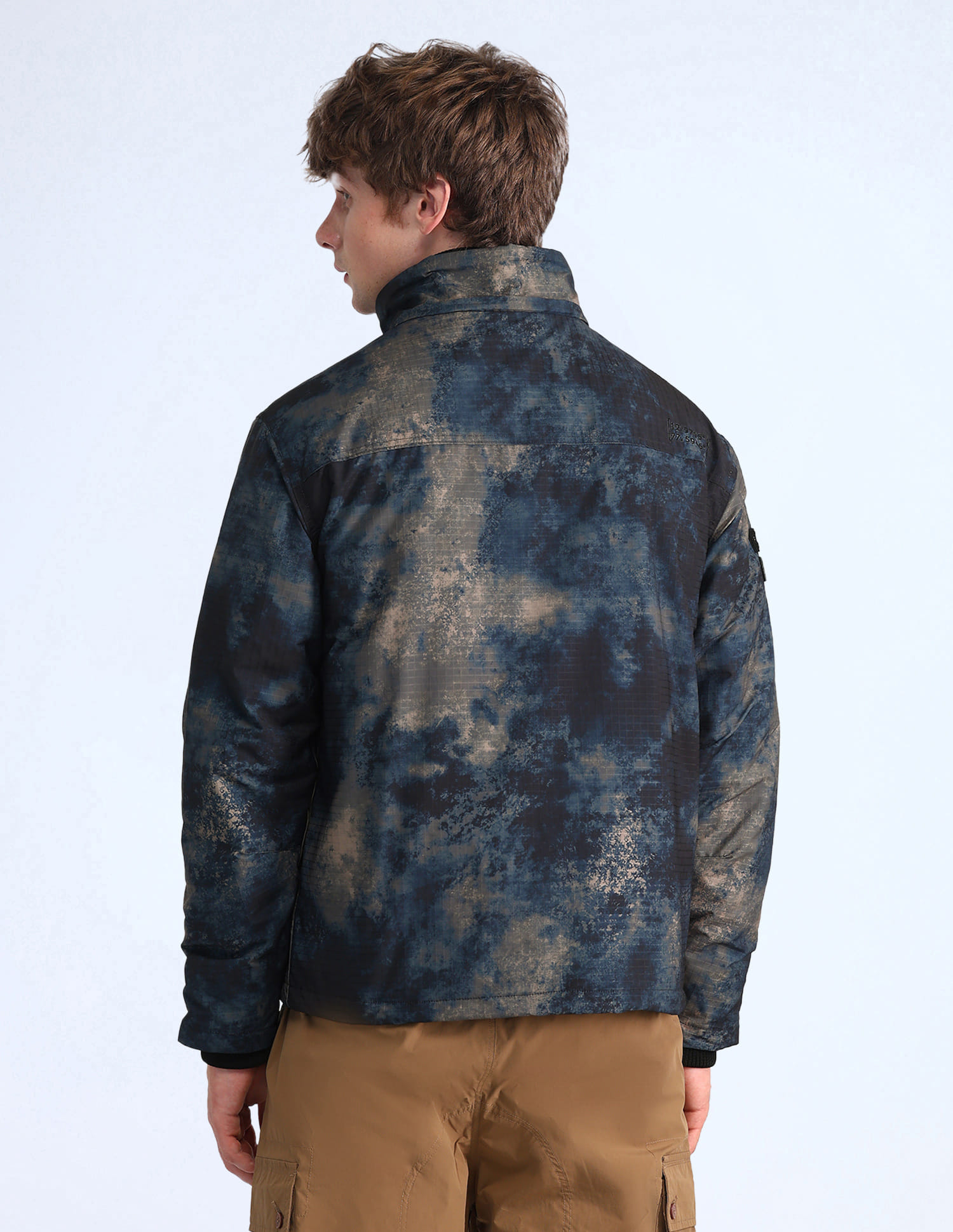 Buy Flying Machine Regular Fit Dyed Padded Jacket - NNNOW.com