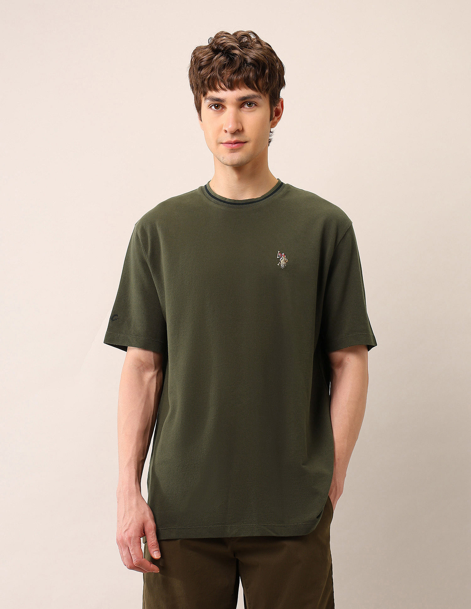 U.S. Polo Assn. Denim Co. Oversized Fit Pure Cotton T-Shirt