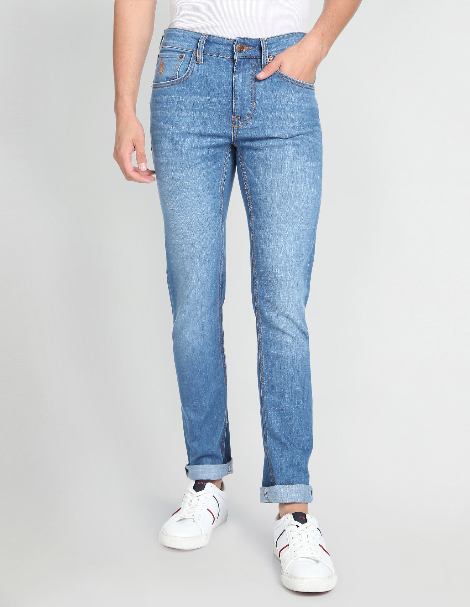 U.S. Polo Assn. Denim Co. Regallo Skinny Fit Blue Jeans