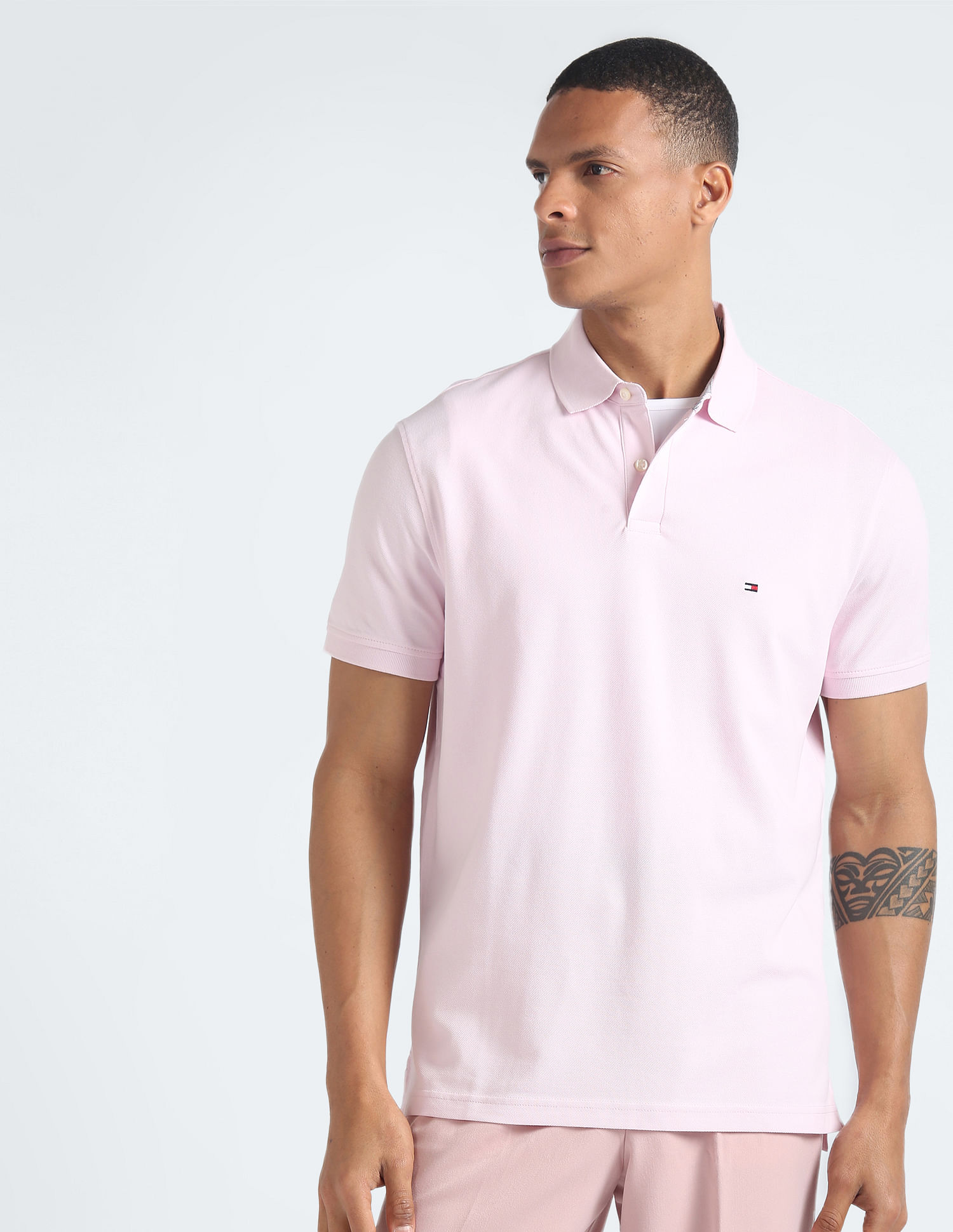 Tommy Hilfiger 1985 Organic Cotton Solid Polo Shirt