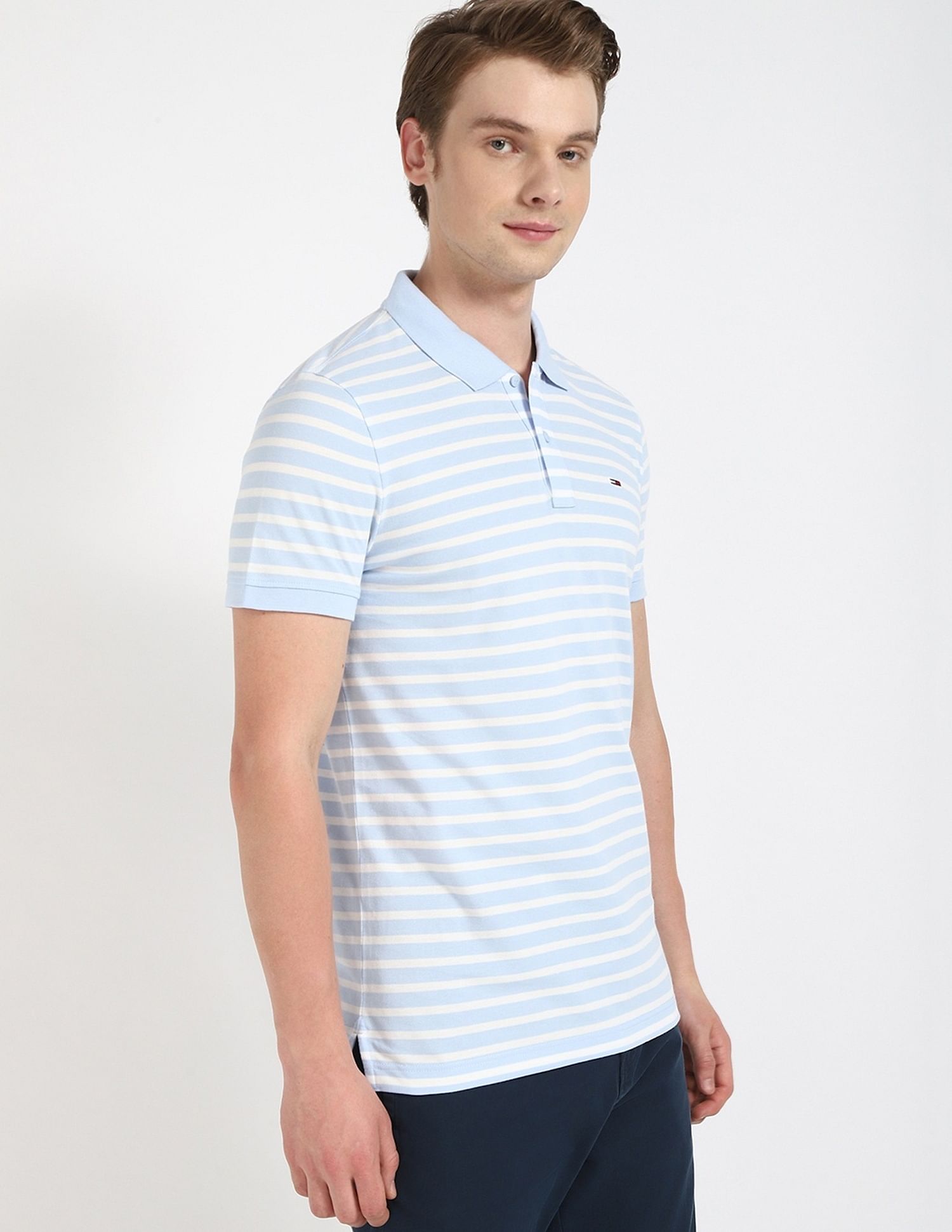 Tommy Hilfiger Solid Slim Fit Polo
