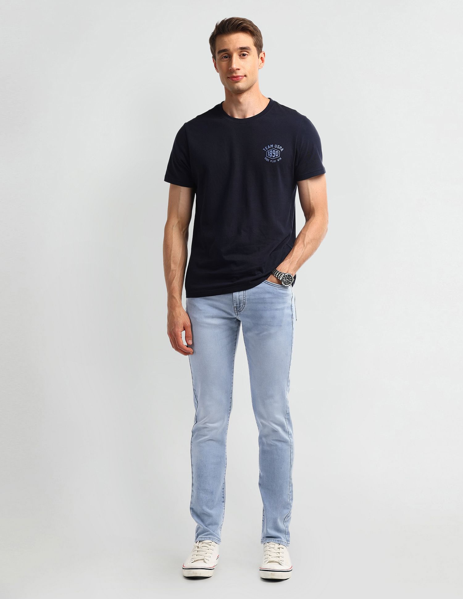 U.S. Polo Assn. Denim Co. Regallo Skinny Fit Blue Jeans