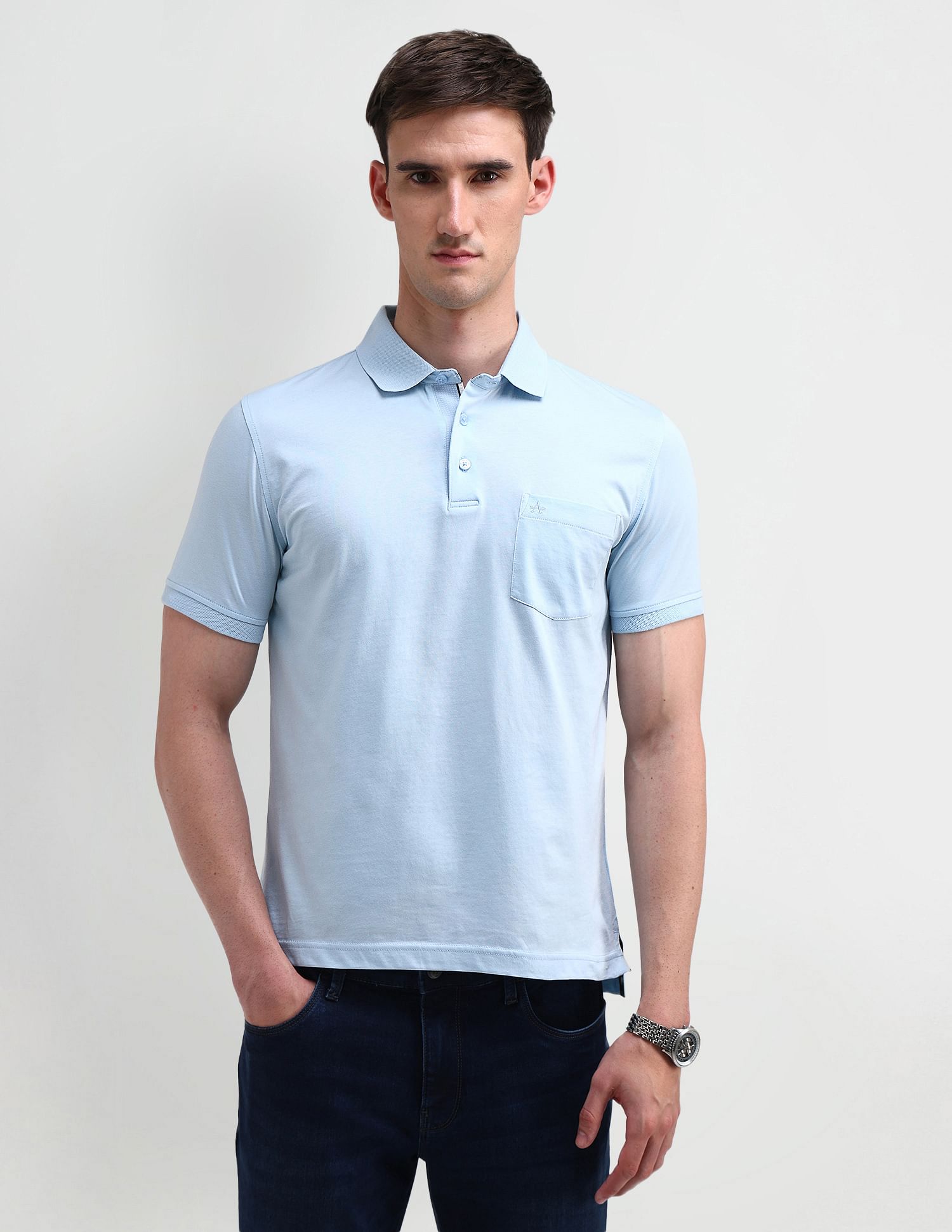 Arrow Regular Solid Polo Shirt