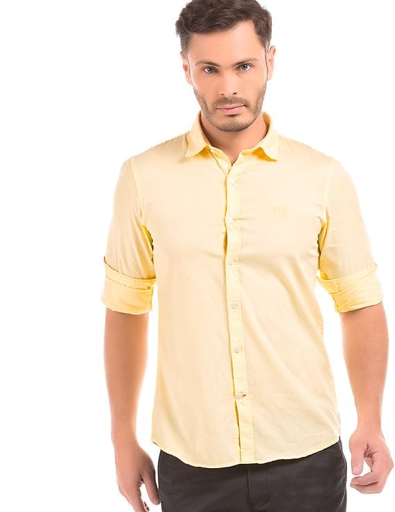 Buy Geoffrey Beene Men Slim Fit Oxford Shirt - NNNOW.com