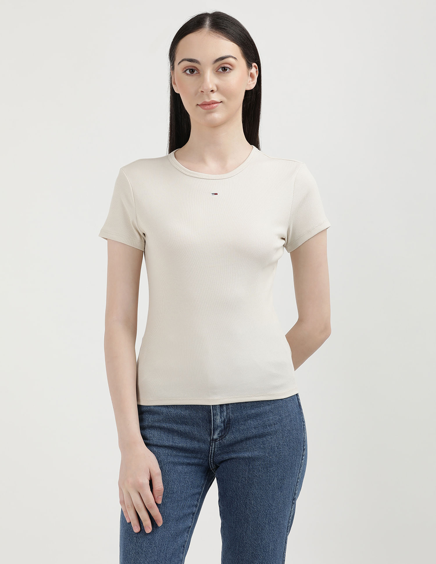 Tommy Hilfiger Slim Fit Essential Rib T-Shirt