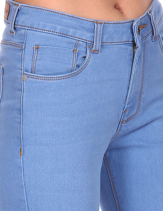 Flying Machine Women Mid Rise Skinny Fit Jeans