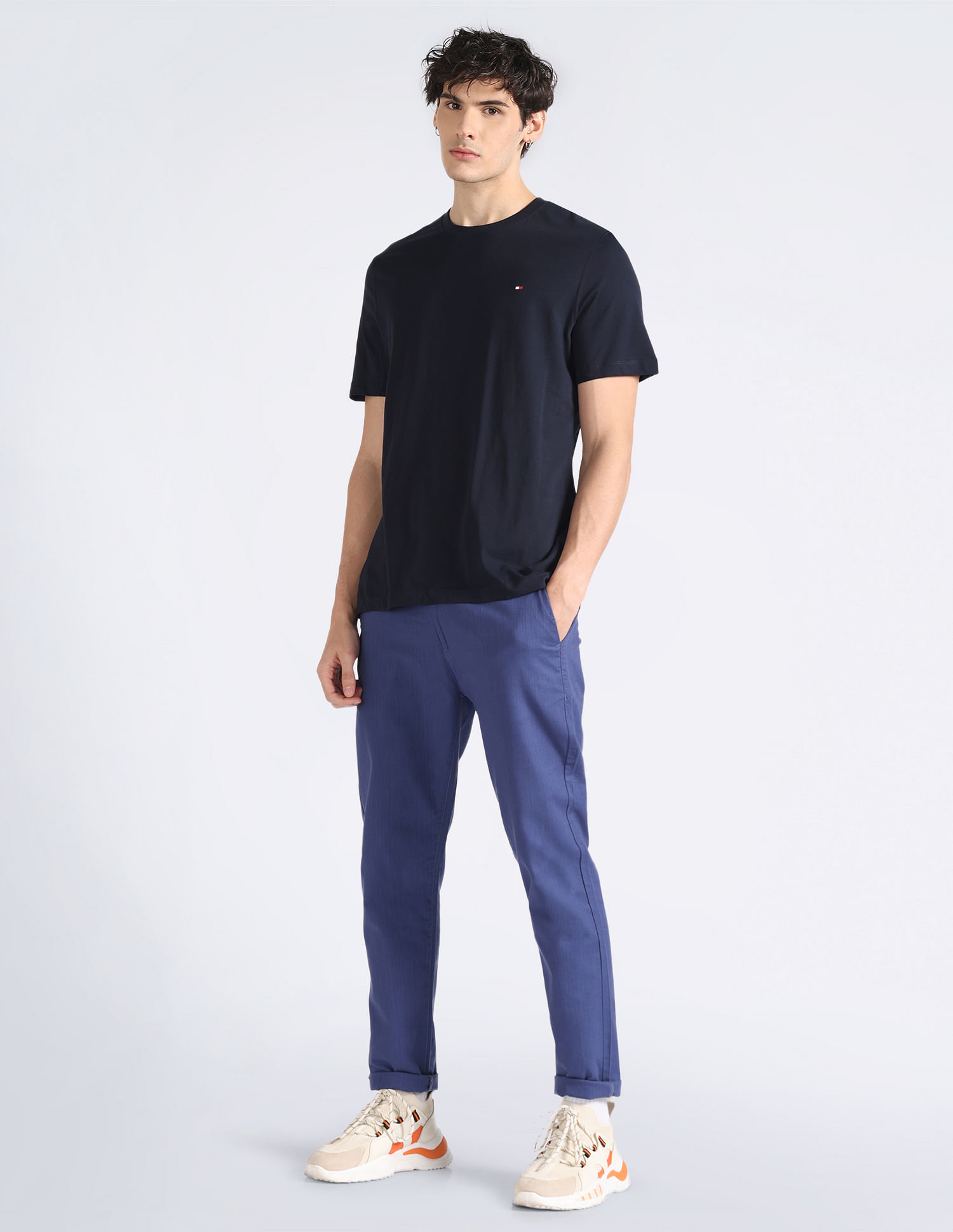 Tommy Hilfiger Solid Transitional Cotton T-Shirt