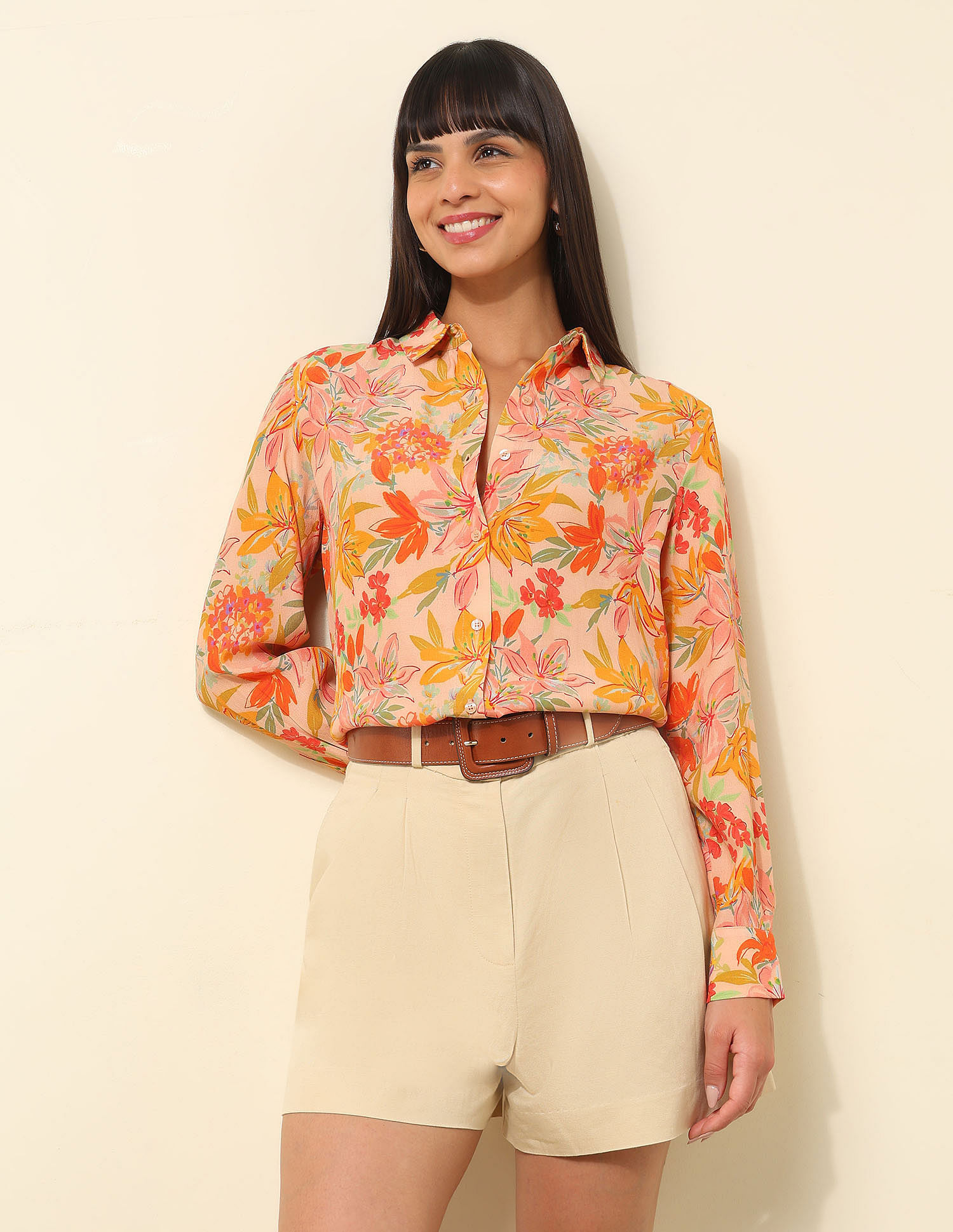 U.S. Polo Assn. Women Regular Shirt With Aop