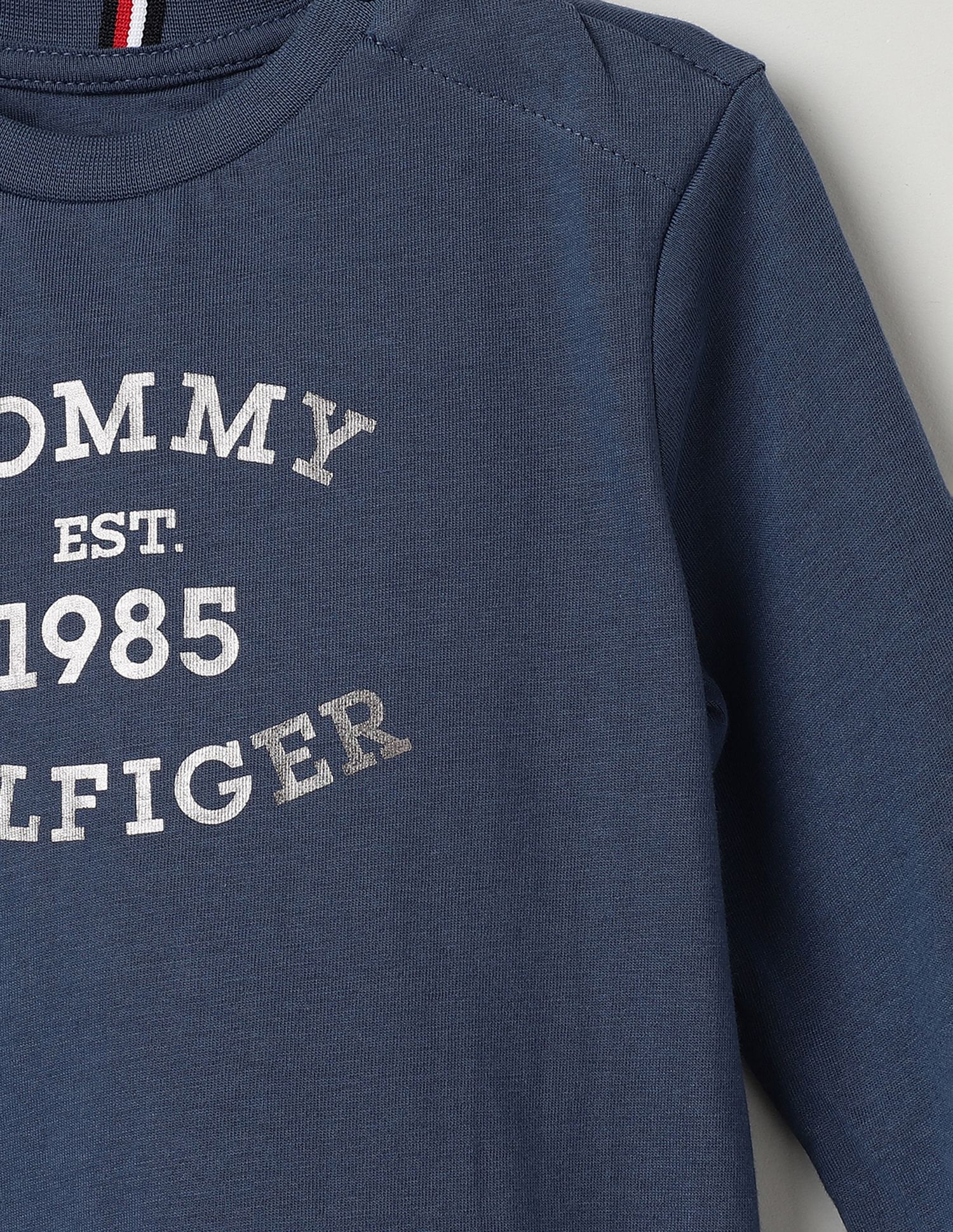 Tommy Hilfiger Kids Boys Transitional Monotype Foil T-Shirt
