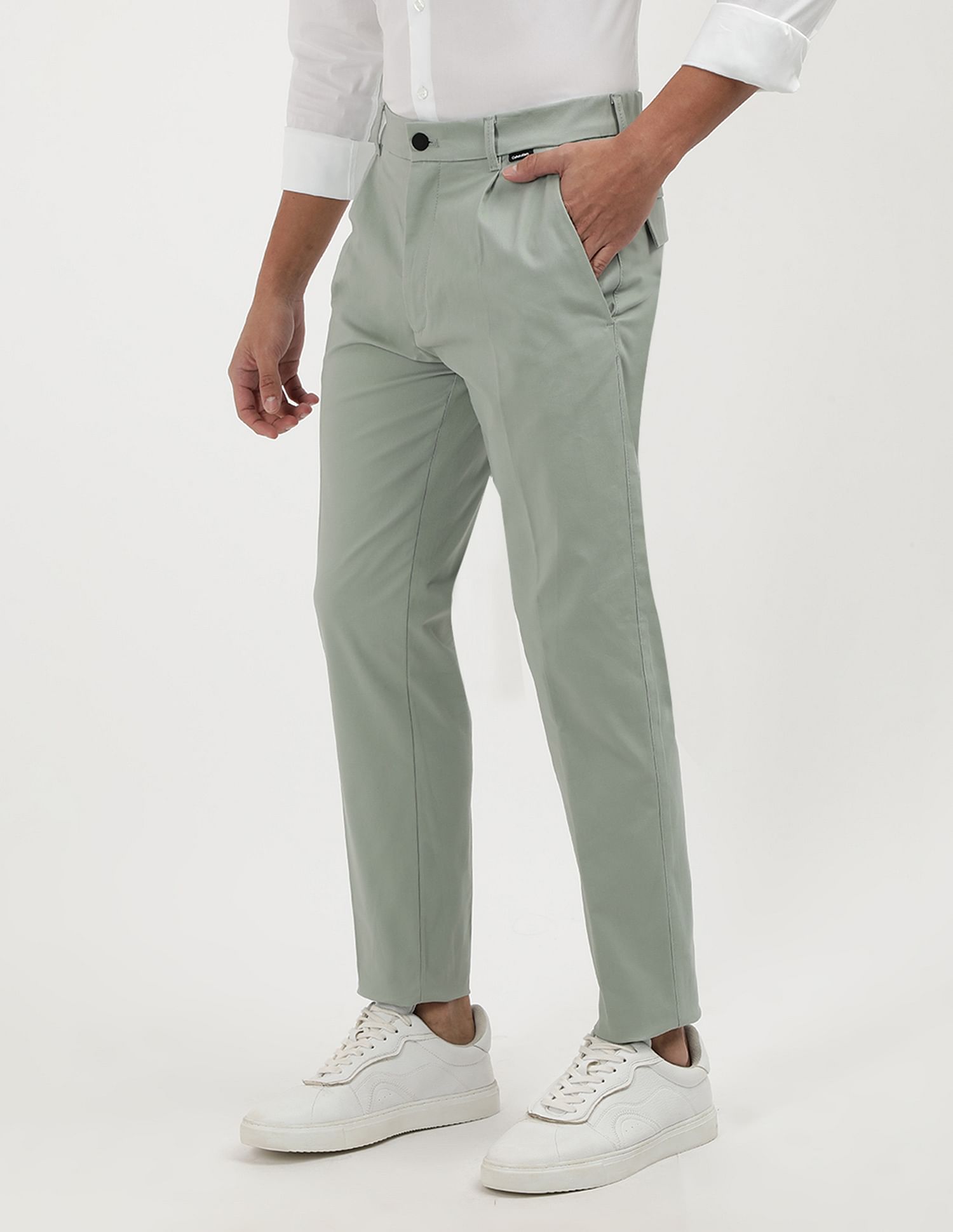 Calvin Klein Jeans Modern Twill Tapered Pleat Pants