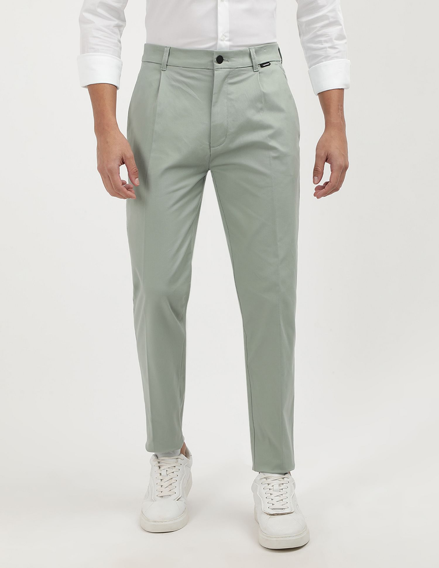 Calvin Klein Jeans Modern Twill Tapered Pleat Pants