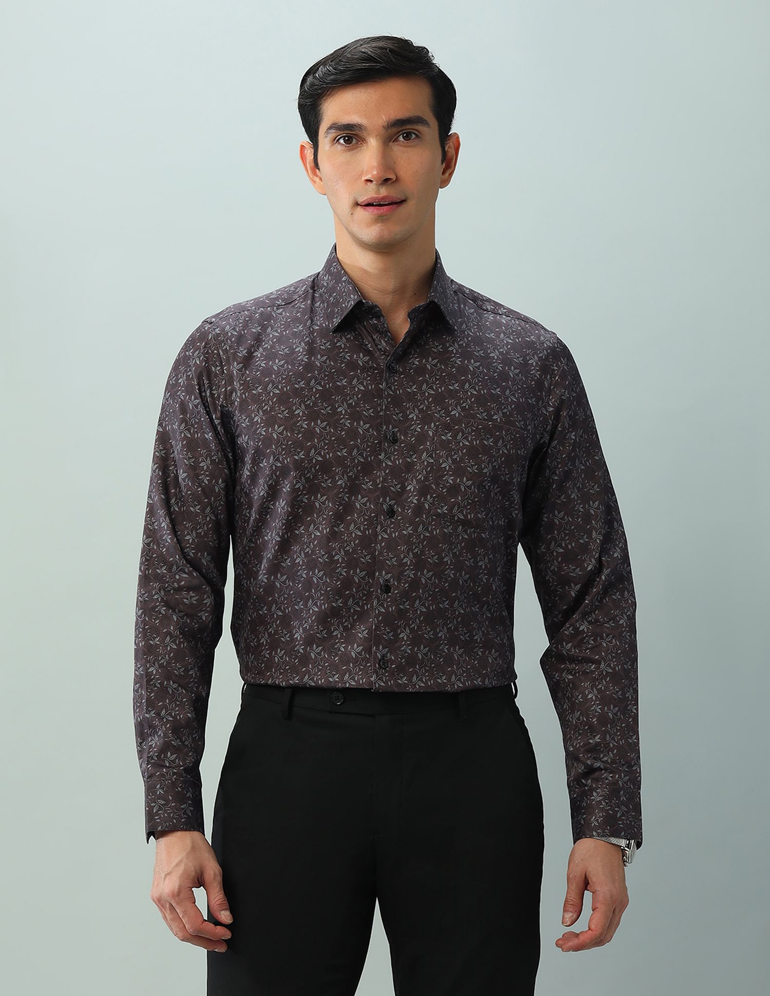 Arrow Regular Fit Twill Printed Shirt