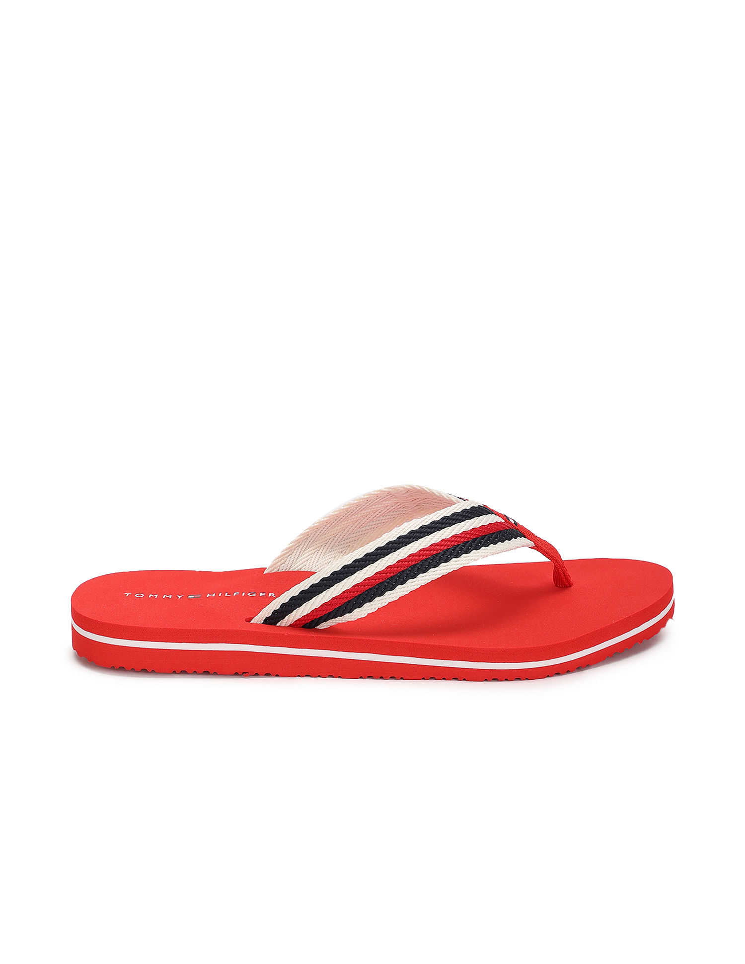 Buy Tommy Hilfiger Women Brand Stripe Essential Flip Flops NNNOW