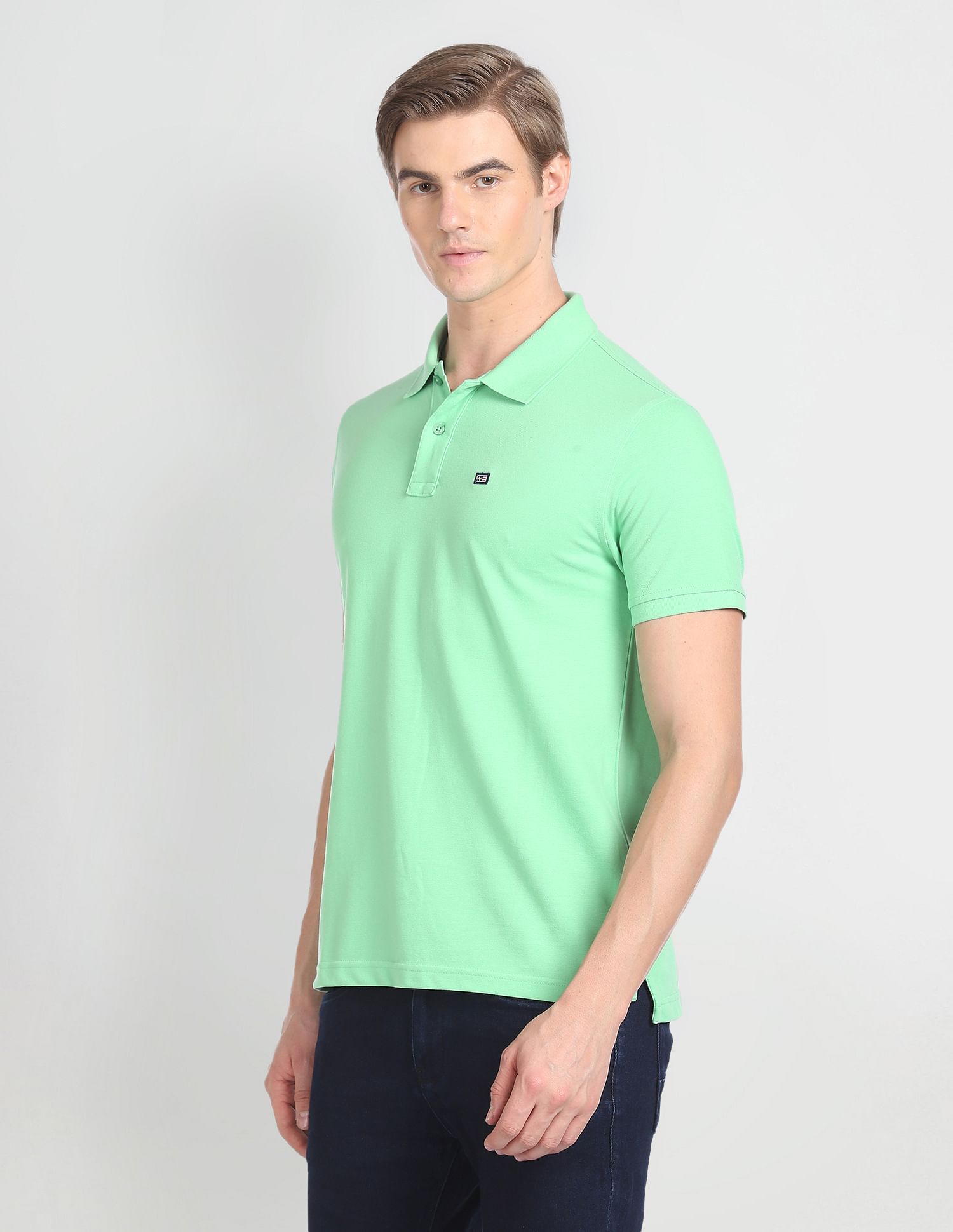Arrow Sport Solid Pique Polo Shirt