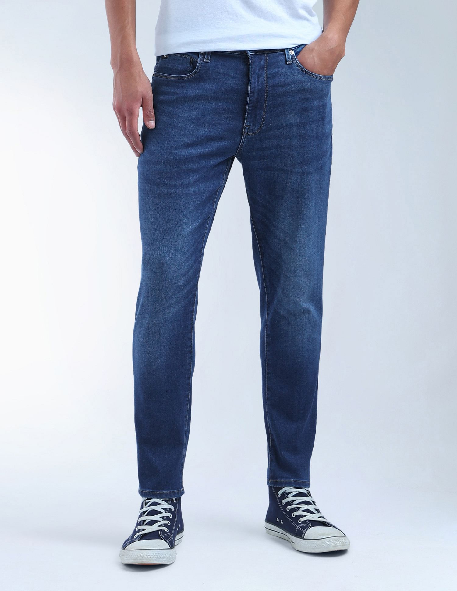Flying Machine Mankle Relaxed Tapered Fit F-Lite Jeans