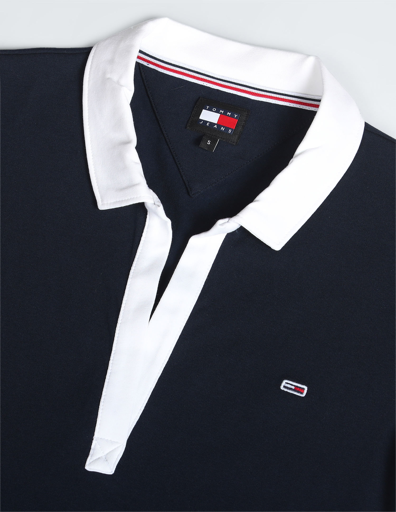 Tommy Hilfiger Contrast Collar Mini Polo Dress