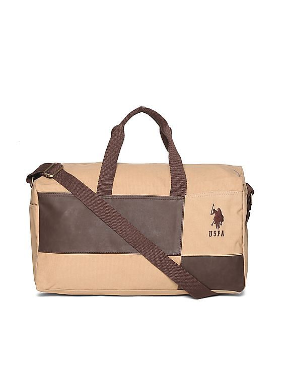 Buy Men Beige Canvas Duffle Bag online at NNNOW