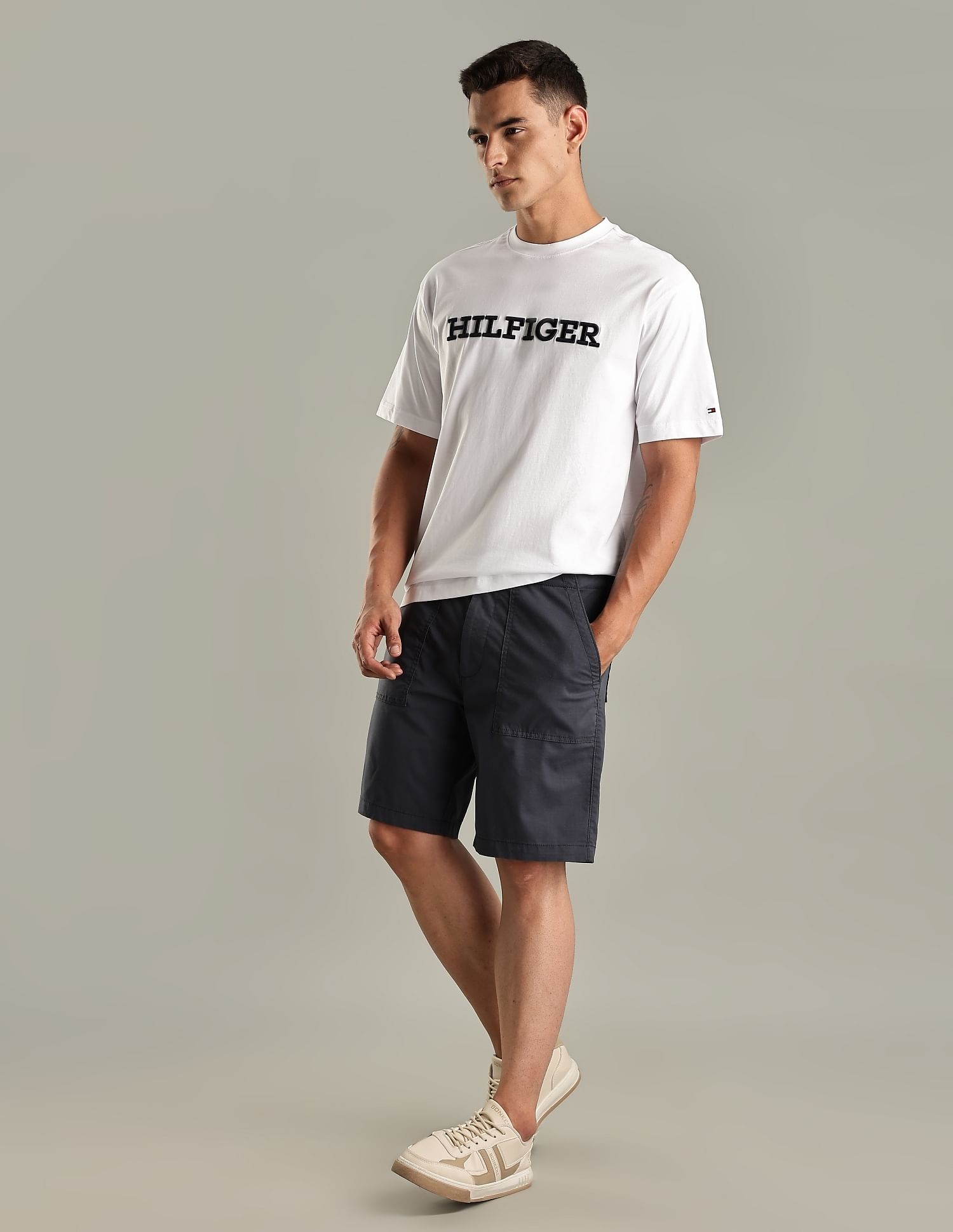 Tommy Hilfiger Embroidered Logo Regular-Fit Cotton T-Shirt