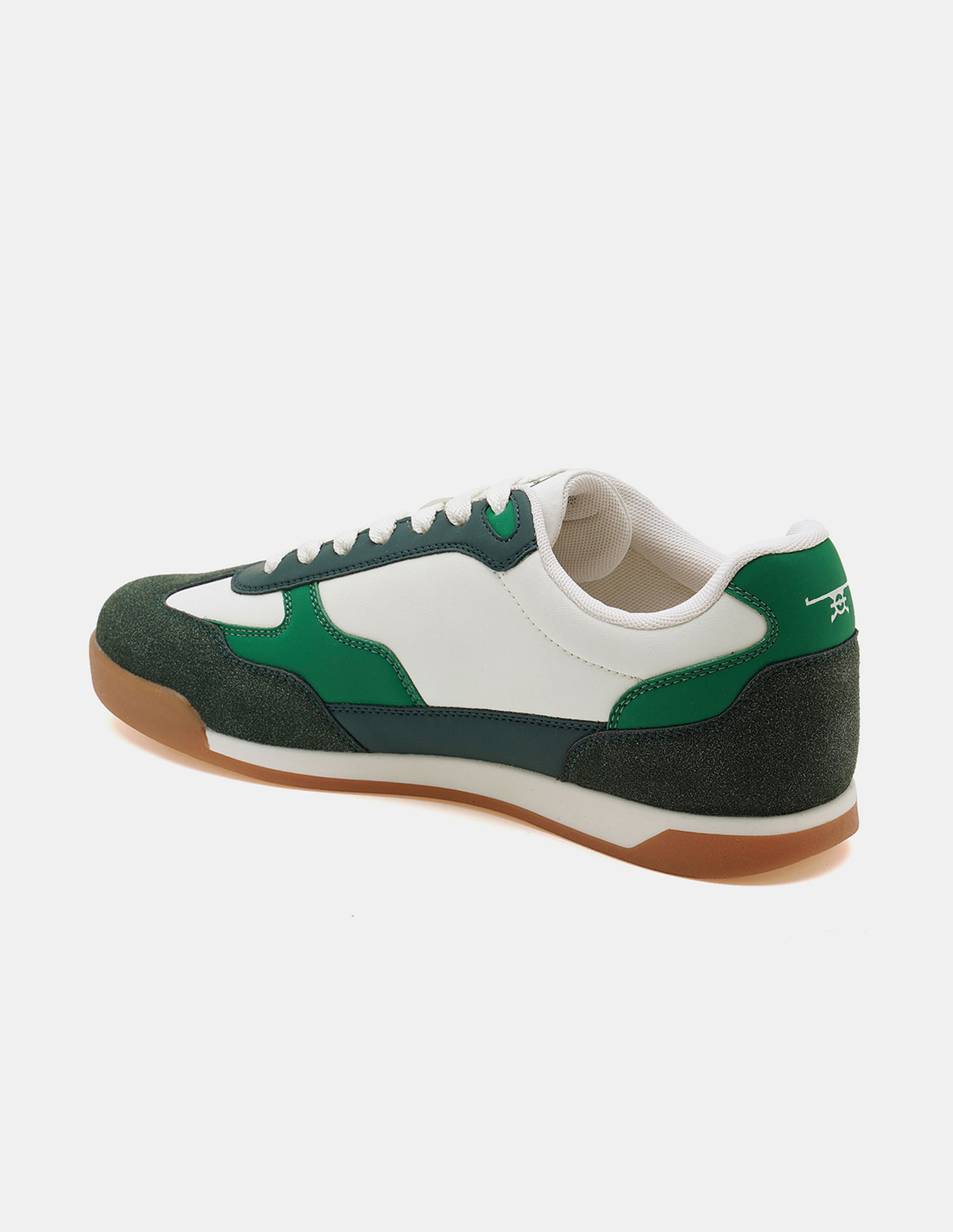 Flying Machine Men Hudson Colorblocked Suede Sneakers