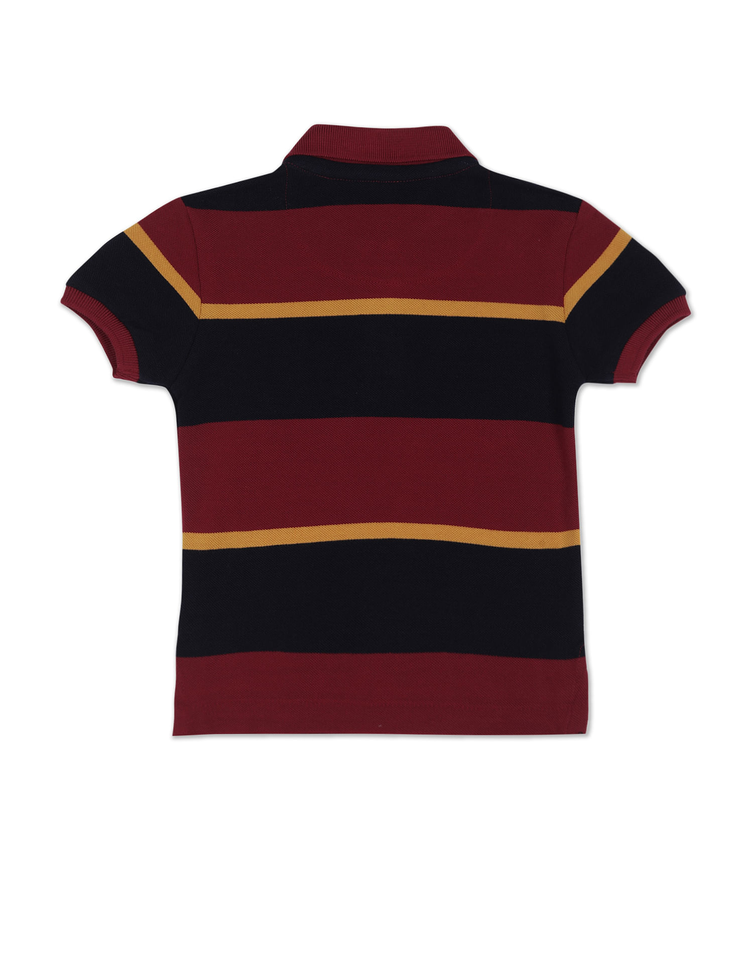 U.S. Polo Assn. Kids Horizontal Stripe Cotton Polo Shirt