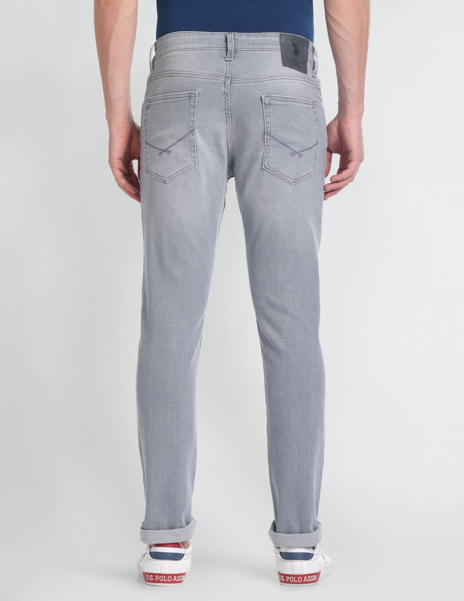 U.S. Polo Assn. Denim Co. Brandon Slim Tapered Fit Grey Jeans