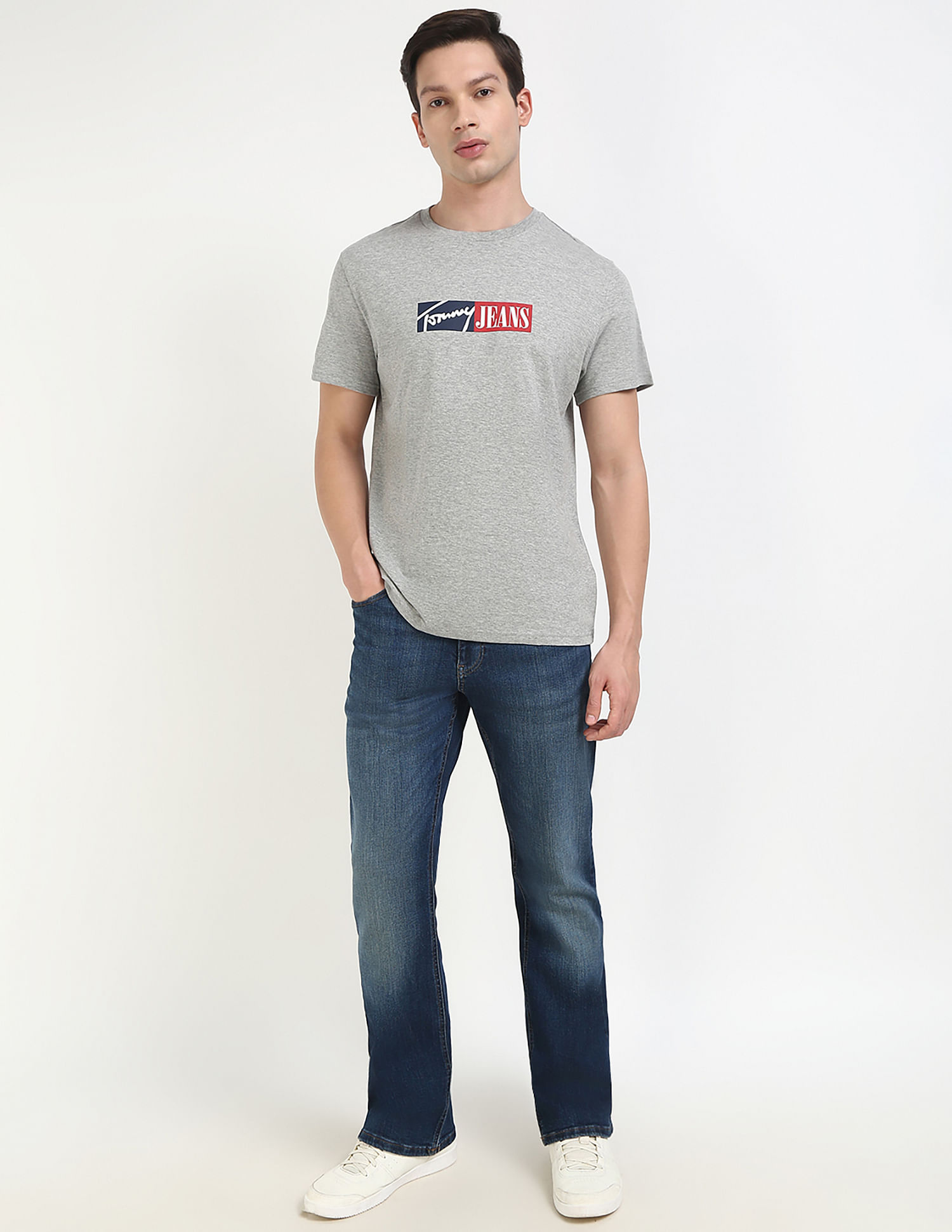 Tommy Hilfiger Logo Slim-Fit Cotton T-Shirt