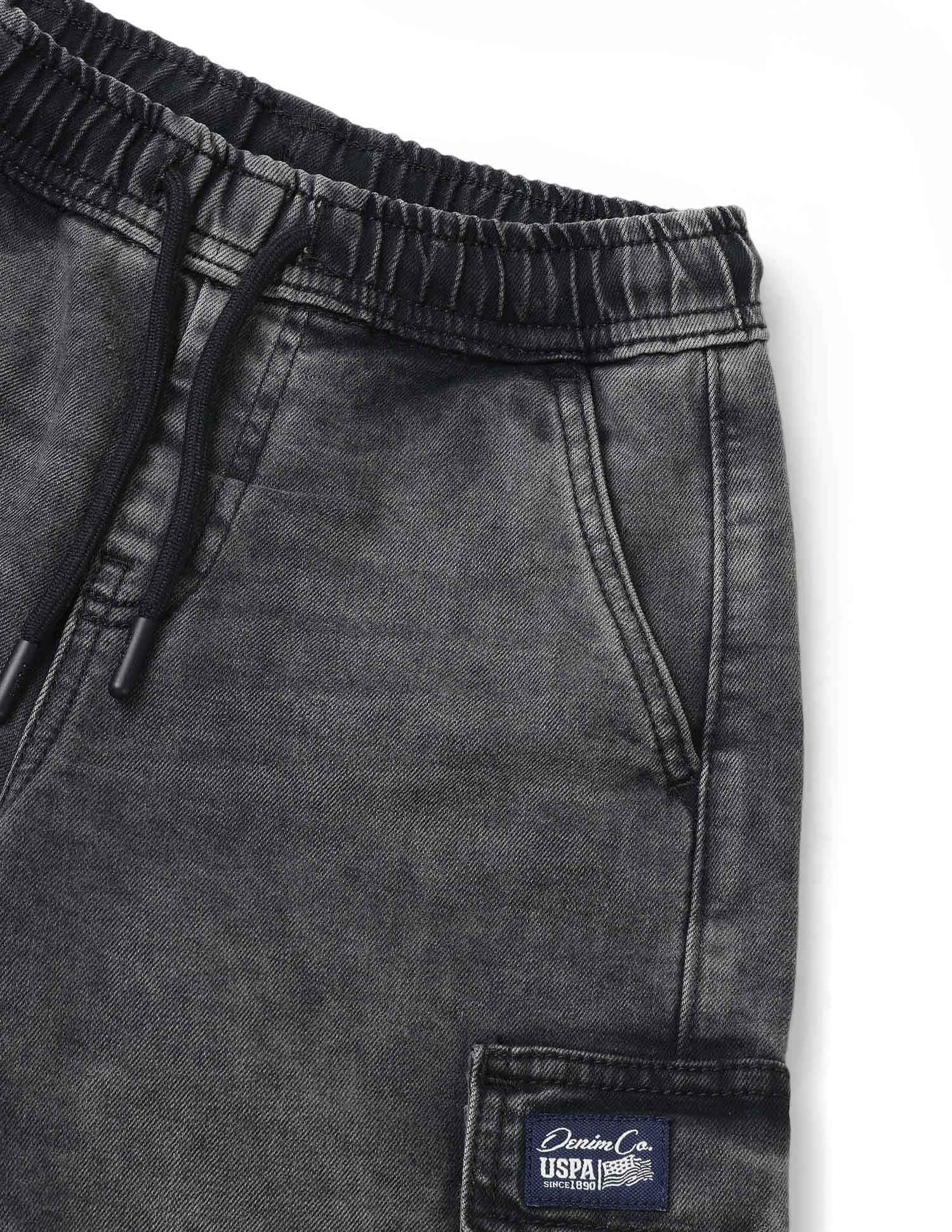 U.S. Polo Assn. Kids Boys Regular Fit Denim Shorts