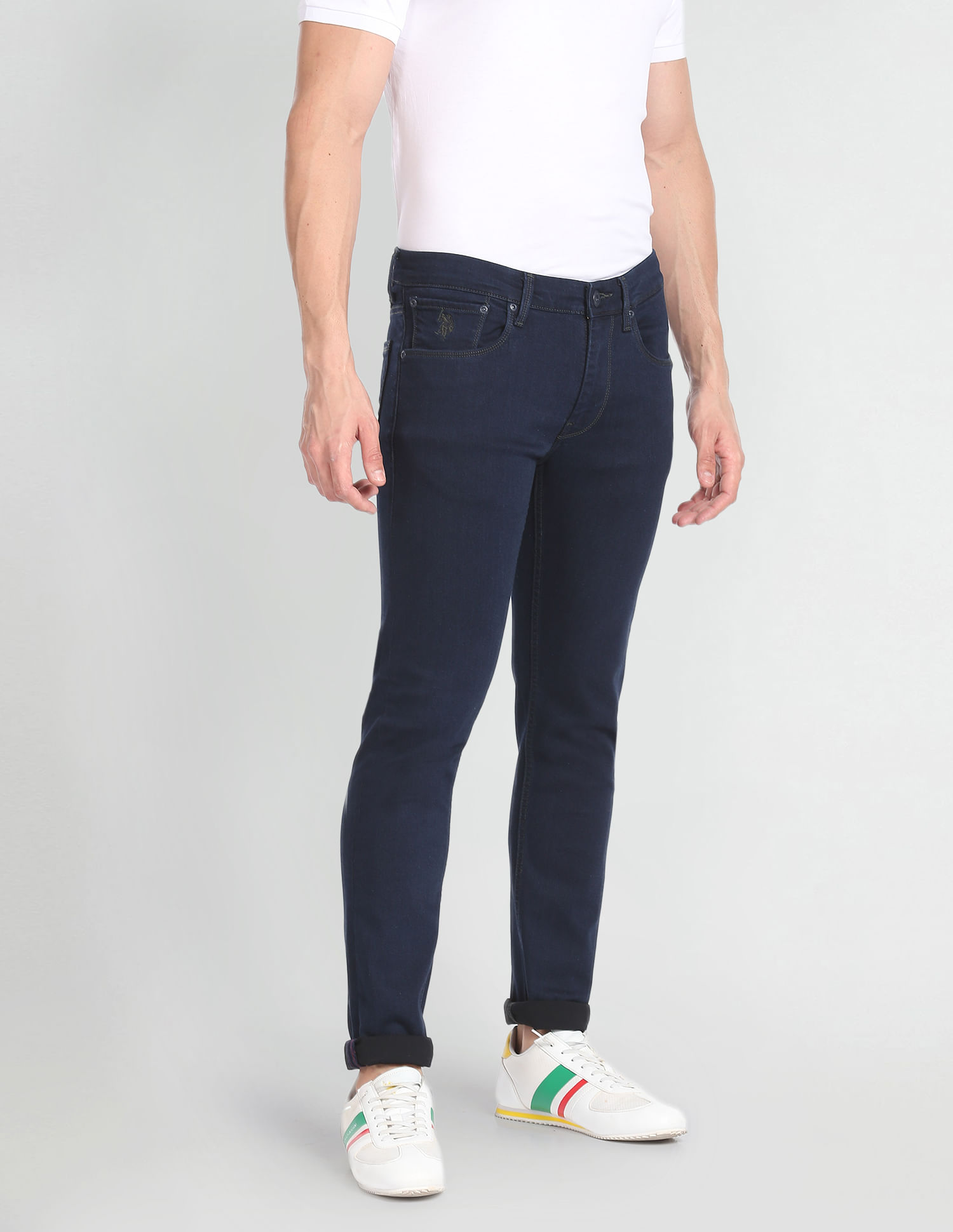 Buy Polo Denim Regallo Skinny Fit Blue Jeans